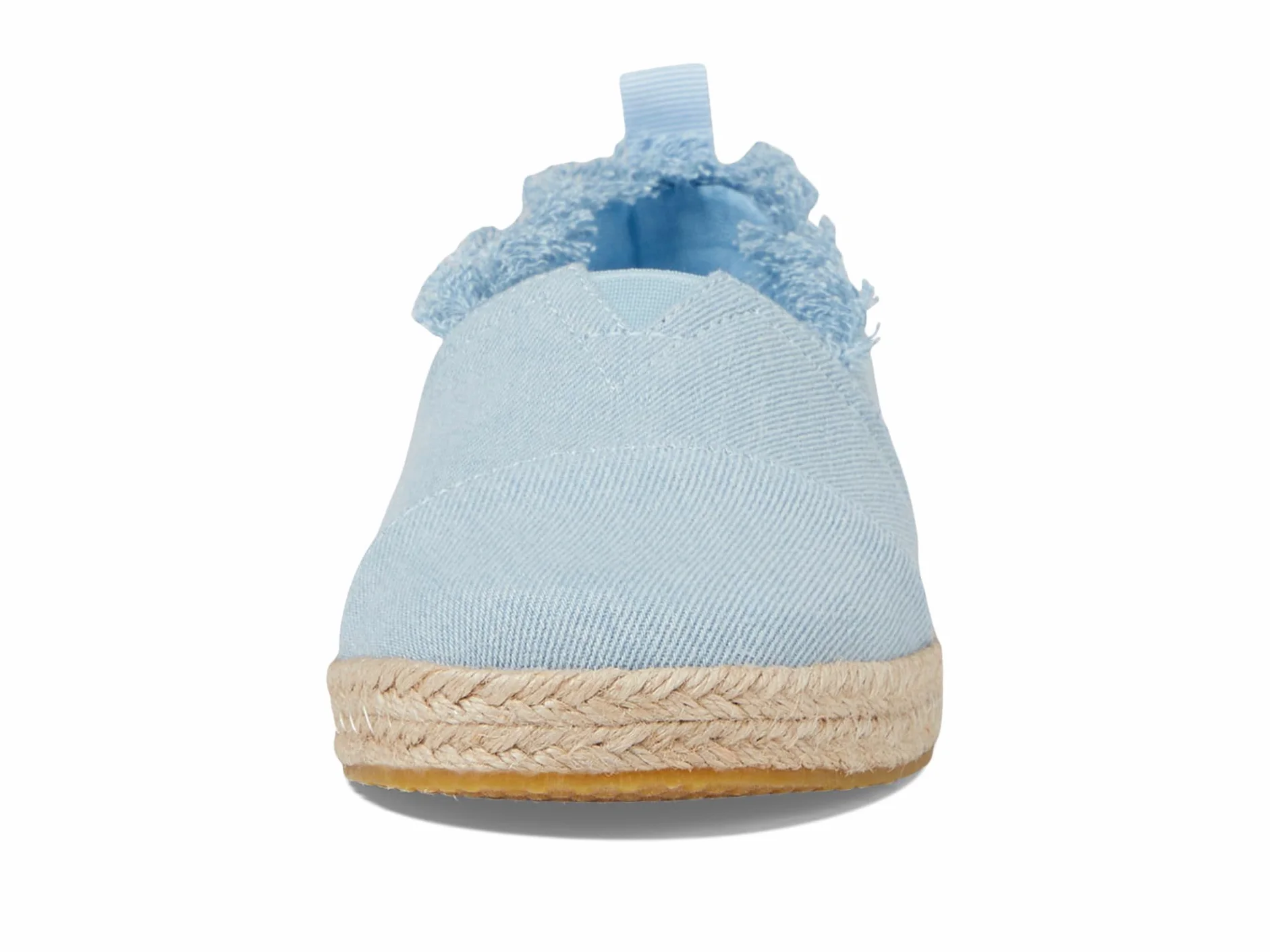 TOMS Alpargata Lina Loafer Płaski, Pastelowy Niebieski Sprany Denim, 11 UK Dziecko, Pastelowy niebieski sprany dżins, 11 UK Child