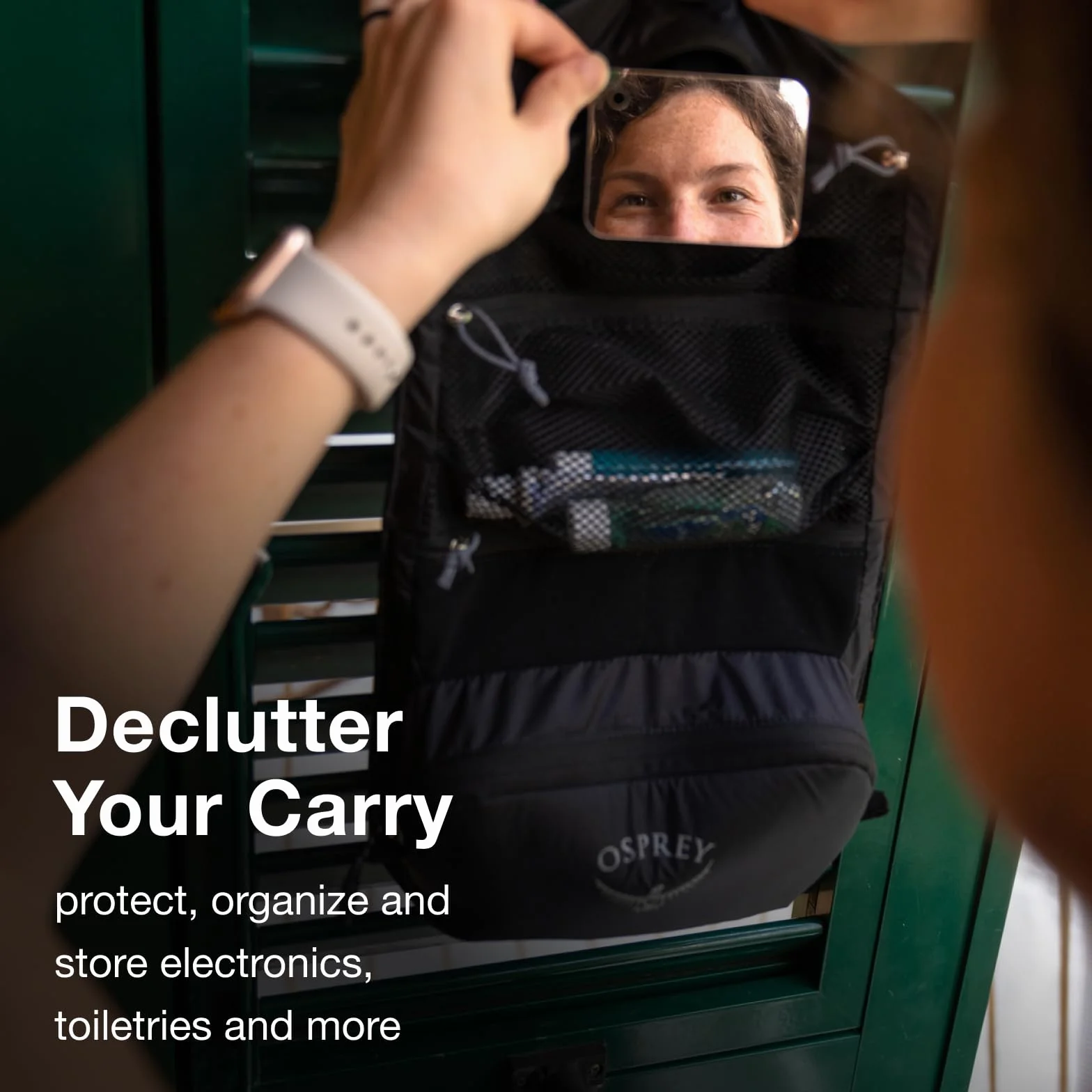 Osprey Ultralekki organizer na rolki, akcesoria unisex - podróżny czarny O/S