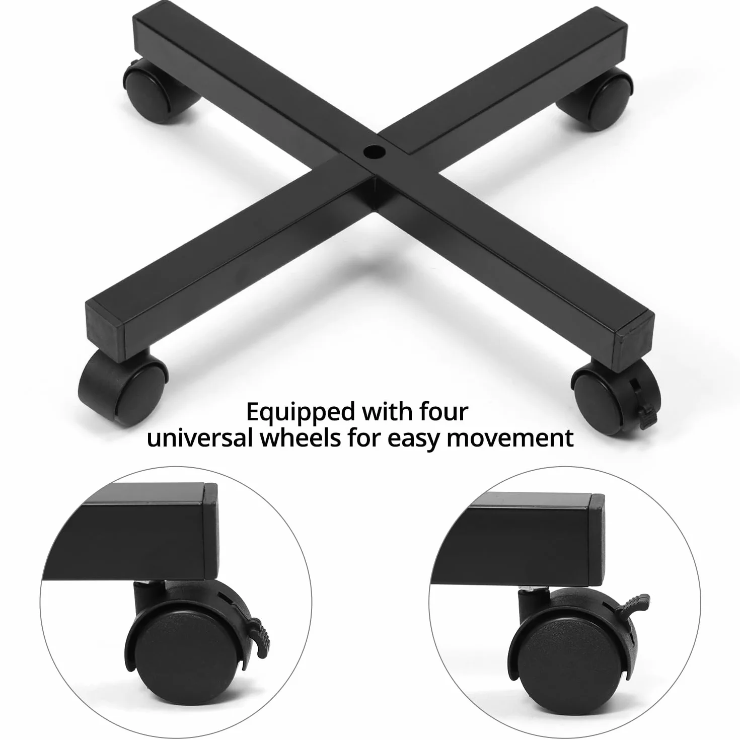 QWORK® 7-poziomowy metalowy obrotowy stojak ekspozycyjny na kapelusze, biżuterię, skarpety i jedwabne szale, z kółkami
