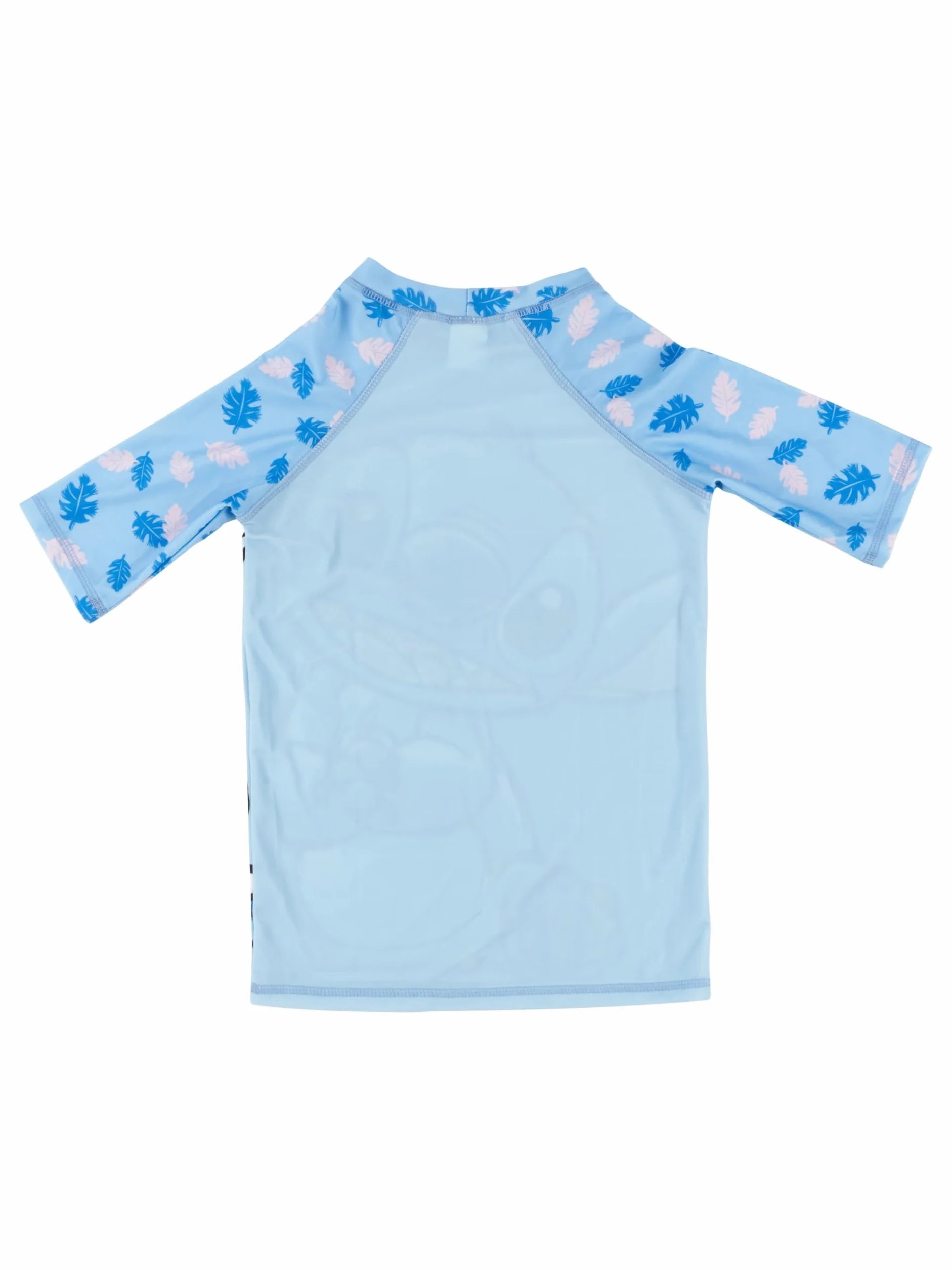 United Labels Disney Lilo & Stitch kostium kąpielowy dwuczęściowy, ochrona UV 30, dla dziewcząt, niebieski, moda kąpielowa dla dzieci, z koszulką i kąpielówkami, strój kąpielowy