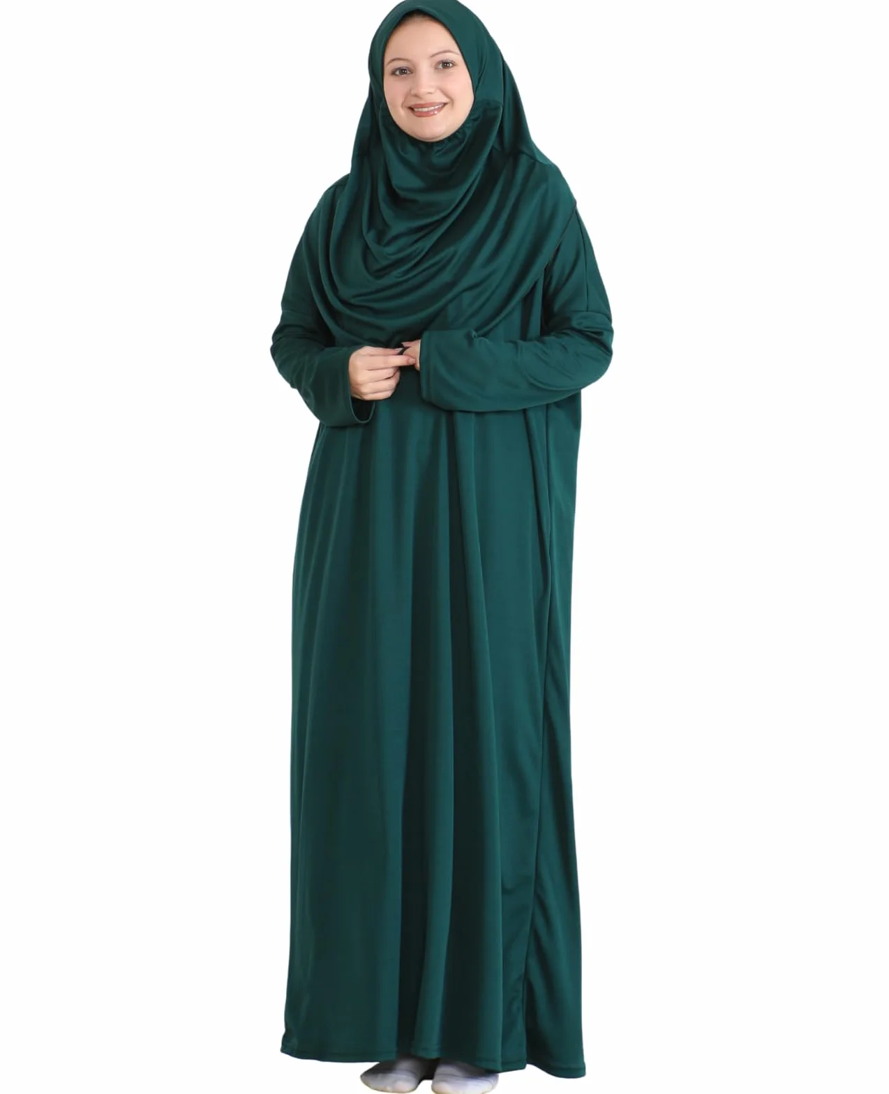 Prien Muzułmańska sukienka dla kobiet z hidżabem, Abaya, zestaw ubrań do natychmiastowej modlitwy, odzież islamska, Dubai Kaftan Jilbab Burqa