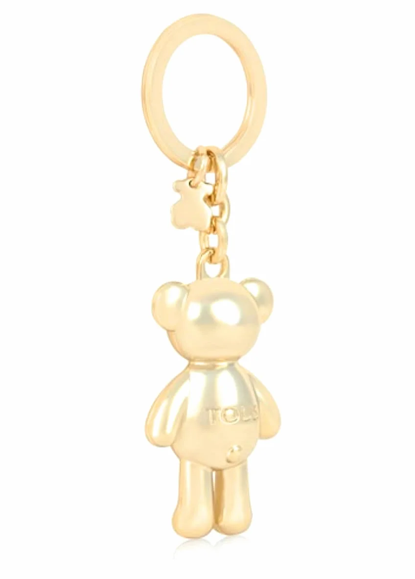 Tous Llavero Oso Teddy Bear Dorado Brelok, Złoty, 2 x 3,2 x 5,5 cm