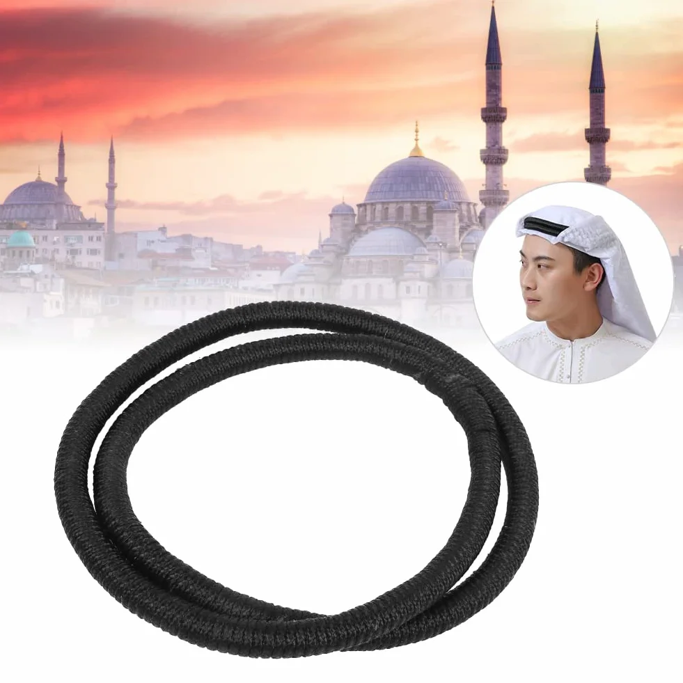 Garosa Arab muzułmański szal Wrap/Aqel lina Keffiyeh Kafiya Wrap nakrycie głowy do Arabii Saudyjskiej Dubaju Zjednoczonych Emiratów Arabskich w podróży