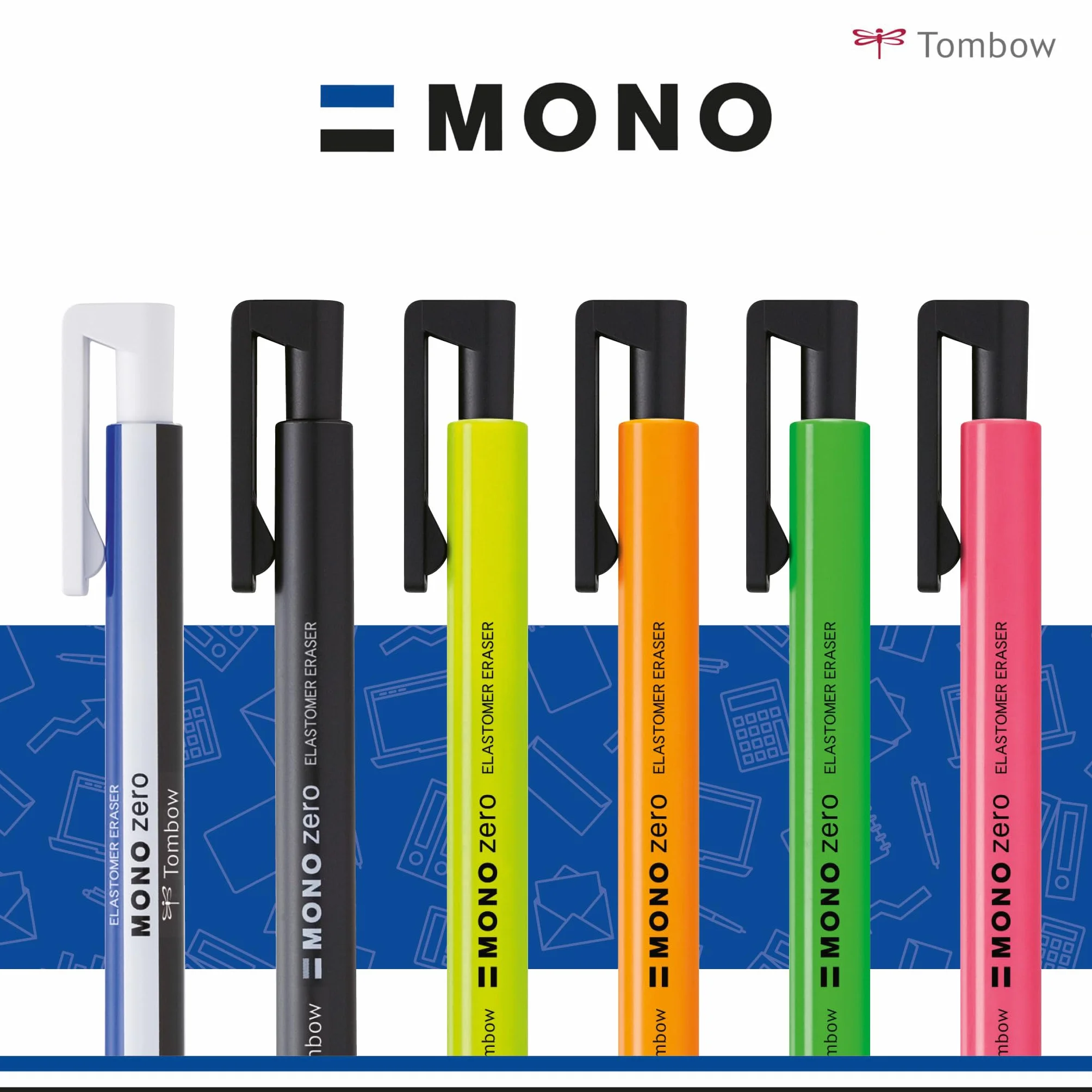 Tombow 4003198501119 Gumka do Mazania, Wielokolorowy, 2,3 mm