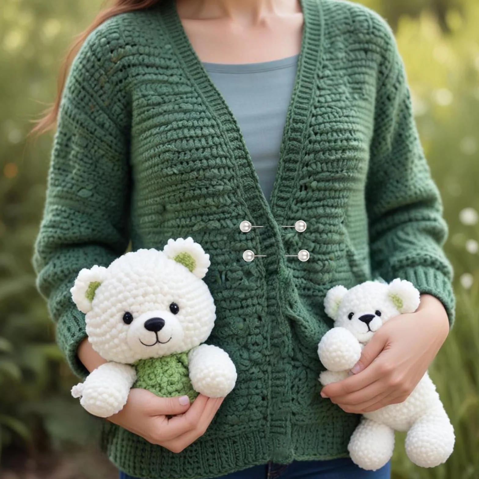 8 sztuk broszek dla kobiet, broszki ze sztucznymi perłami, broszki, broszka w stylu vintage, dekolt w stylu vintage, redukcja, wiele rozmiarów, agrafki, z pudełkiem do przechowywania, na ubrania