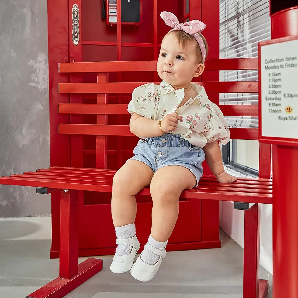 Baby Mary Jane buty dla niemowląt antypoślizgowe buty ślubne do pierwszego chodzenia