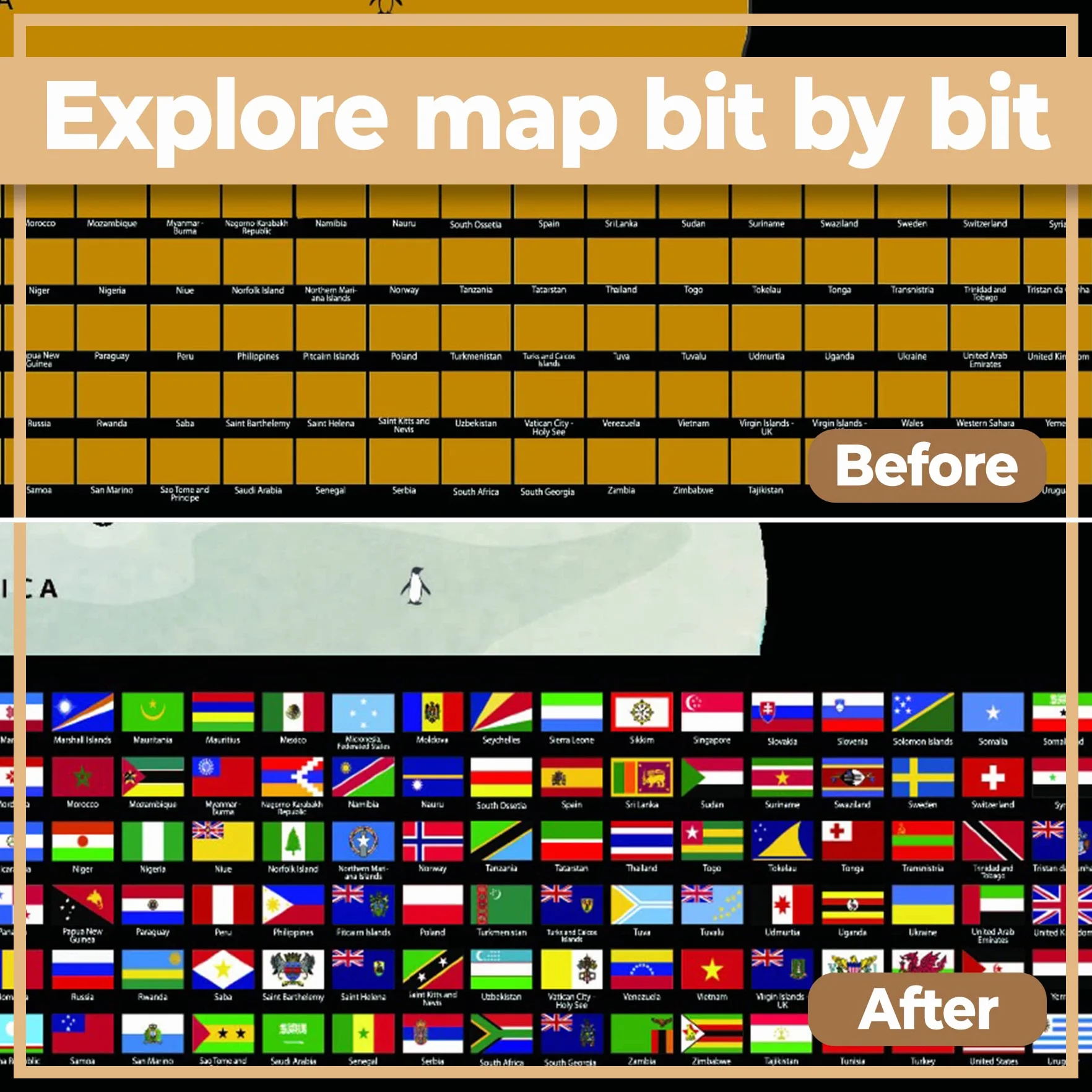 Retoo Mapa świata do zdrapywania XXL, międzynarodowy duży format plakat ze złotymi zdrapkami, z akcesoriami, naklejkami do zdrapywania, laminowana, duża mapa świata do zdrapywania, 82 x 59 cm
