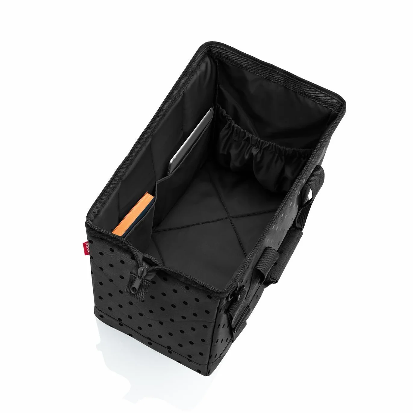 Reisenthel Damska torba sportowa Allrounder L, Błyszczące kropki czarne, Jeden rozmiar, Sport