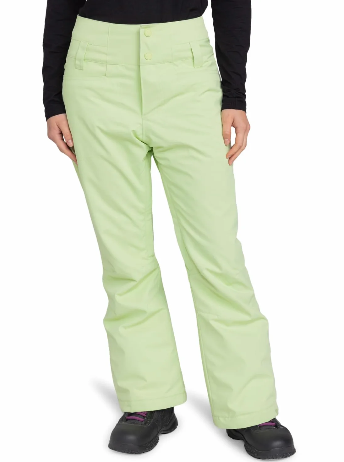 Roxy Spodnie Diversion PT damskie zielone, L