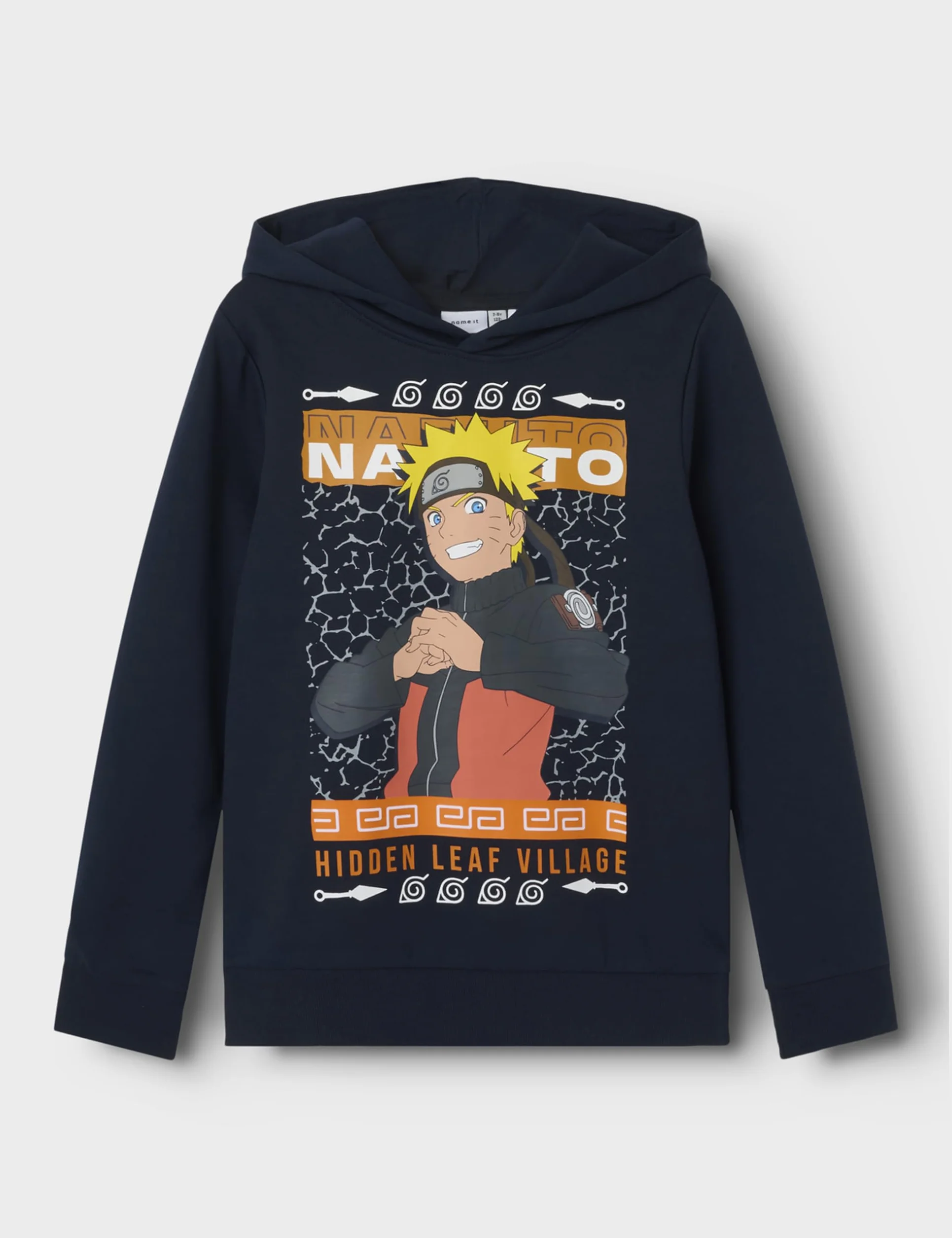 NAME IT Bluza sportowa Chłopcy Nkmjakari Naruto Sweat Wh Bru Noos Bio (1 w zestawie)