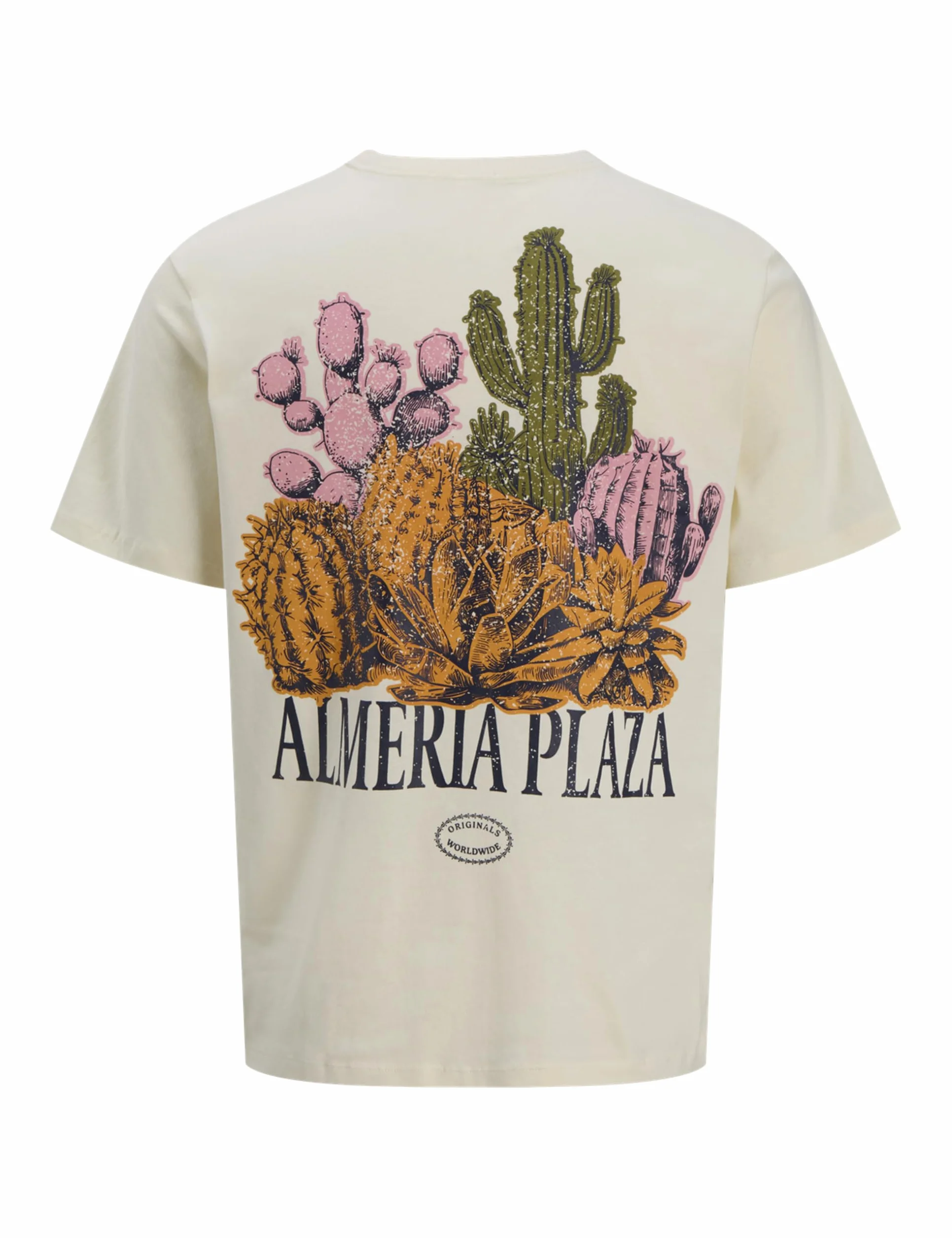 Jack & Jones Jorcanggu Illu Tee SS Crew Neck, Antique White, L