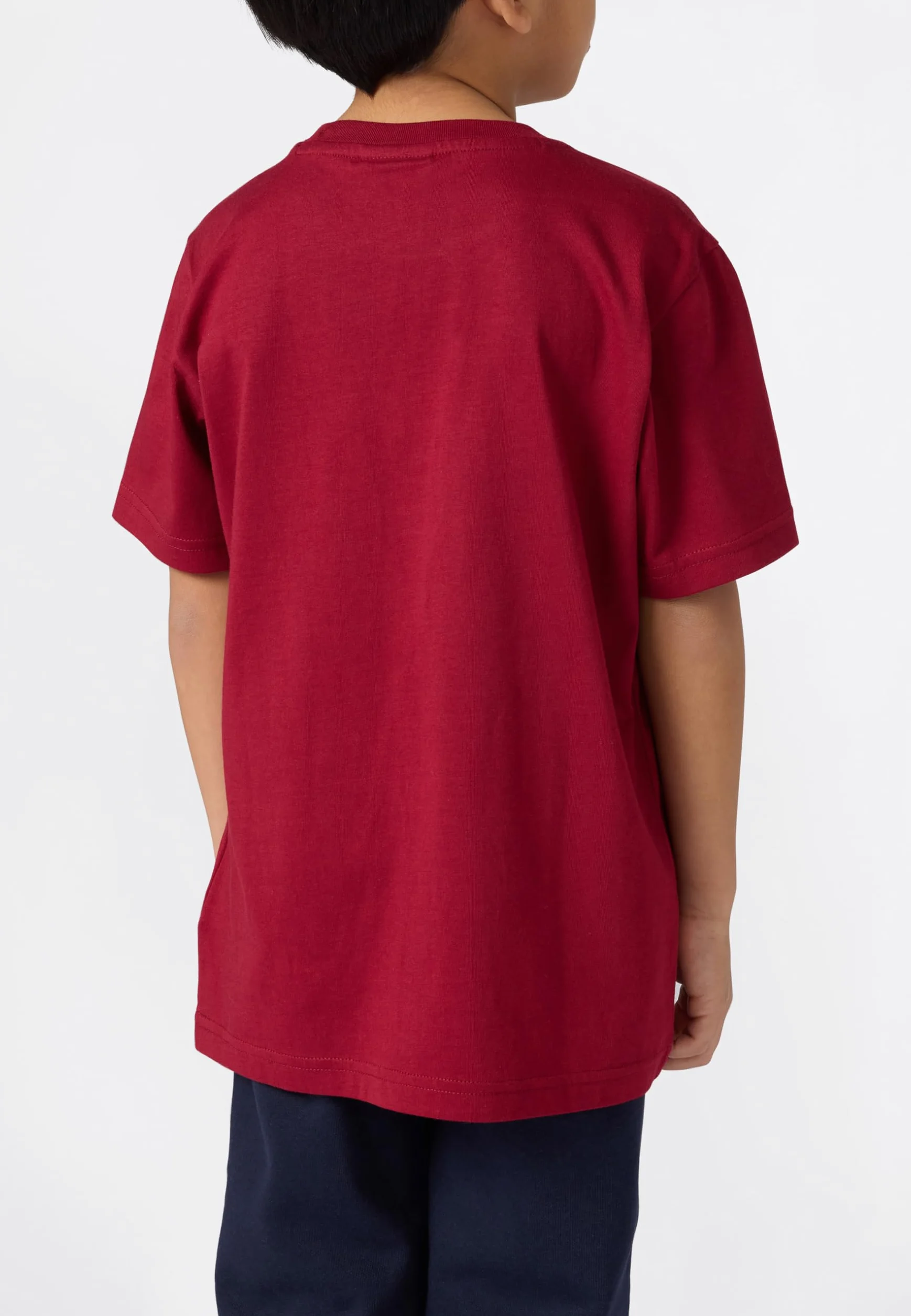Champion Legacy Boys, graficzny T-shirt z okrągłym dekoltem, XXS, czerwony, Czerwony, XXS