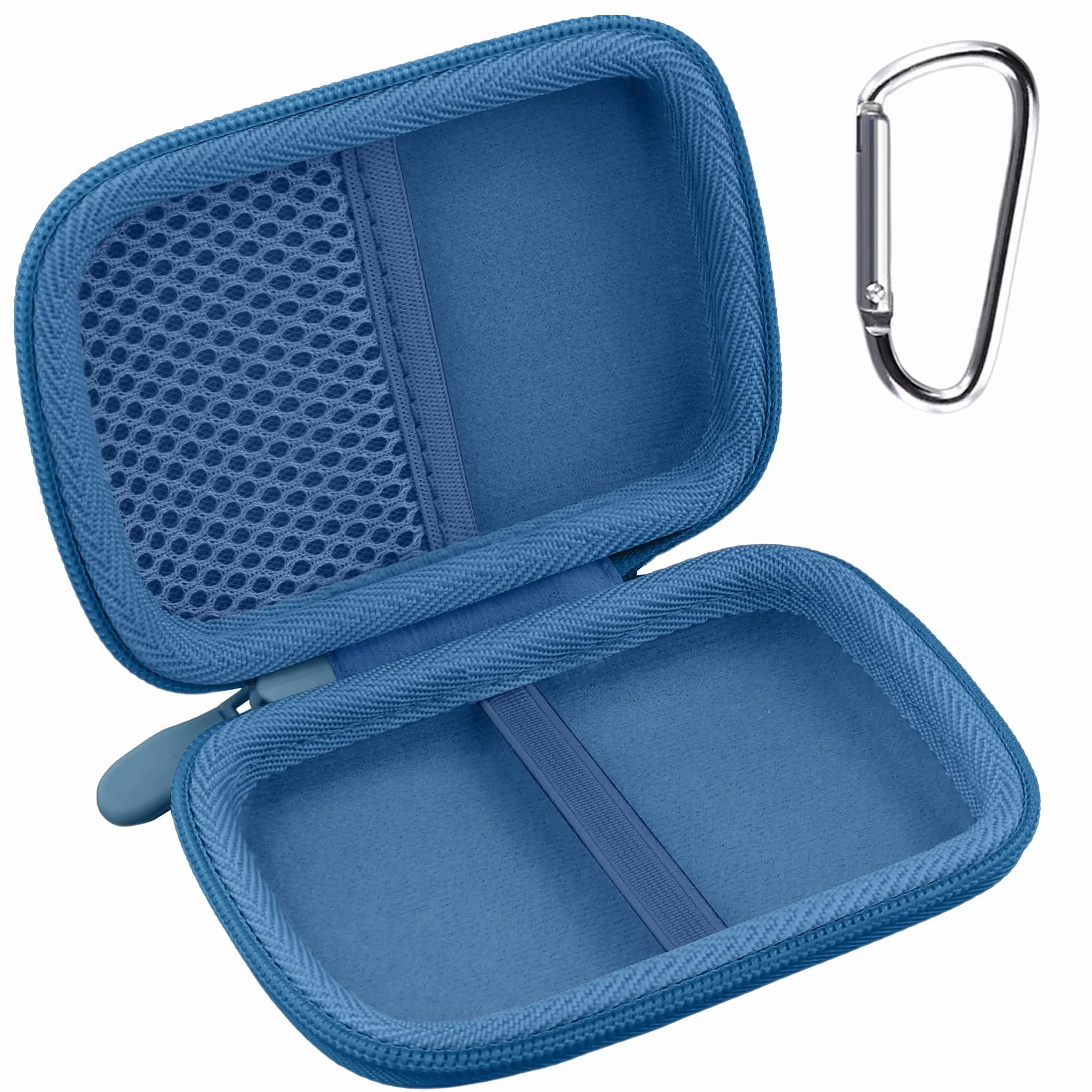 Khanka Etui Twardy Futerał do Przenoszenia, Etui do Przechowywania Kompatybilne z Note AI Rejestrator Audio z Karabińczykiem, Niebieski