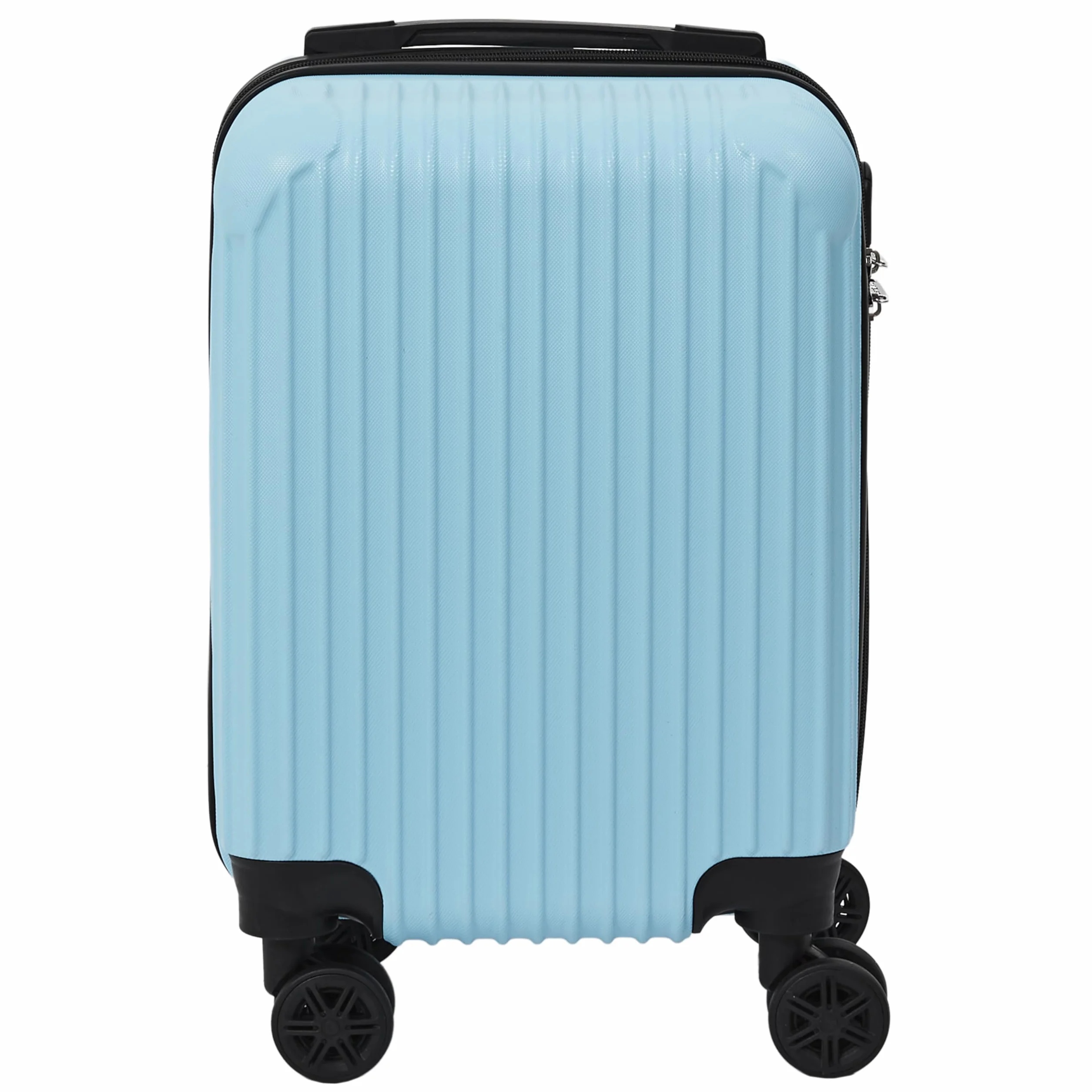 JET LAG, Set of 3 Rome Suitcases 36L 60L 86L, Elegant and Modern Design, Optimal Storage Capacity, Robust and Durability, Carrying Comfort, Blue