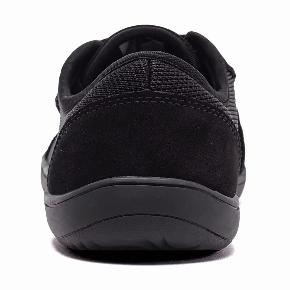 HOBIBEAR Unisex szerokie buty do chodzenia boso dla mężczyzn i kobiet, do biegania w terenie, minimalistyczne, lekkie i oddychające, czarny, 41 EU