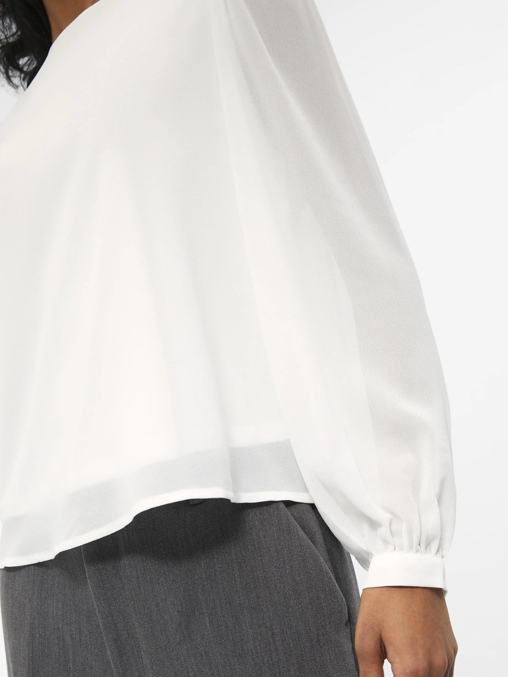 Object Bluzka Kobiety OBJMILA L/S TOP NOOS