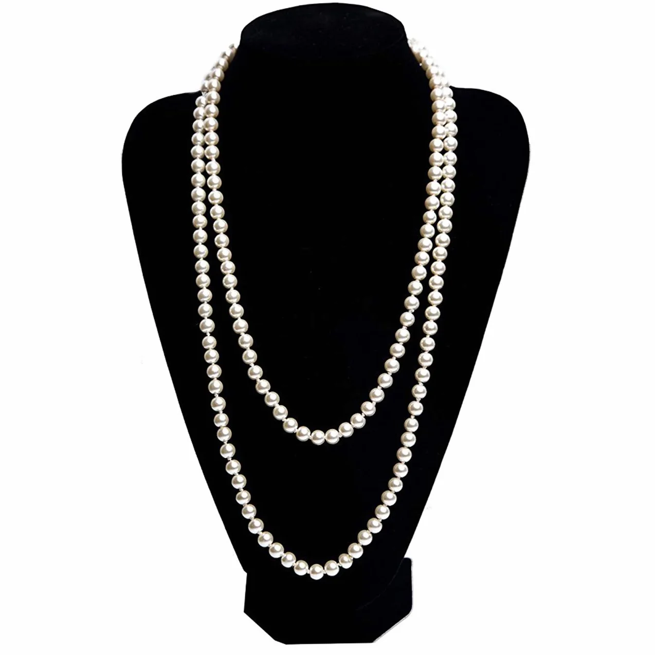 DRESHOW 1920s Flapper Gatsby Zestaw Akcesoriów Kostiumowych Vintage Opaska na Głowę Kolczyki Naszyjnik Rękawiczki