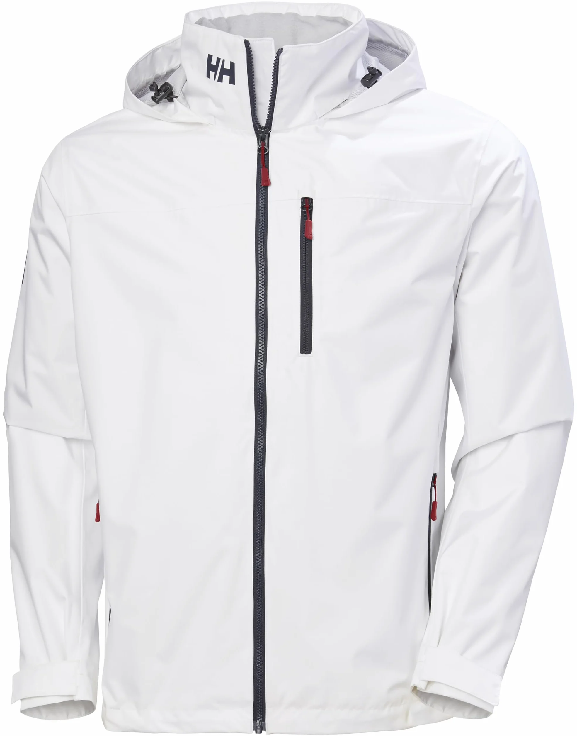 Helly-Hansen Męska kurtka z kapturem Crew 2.0, 001 Biały, XL