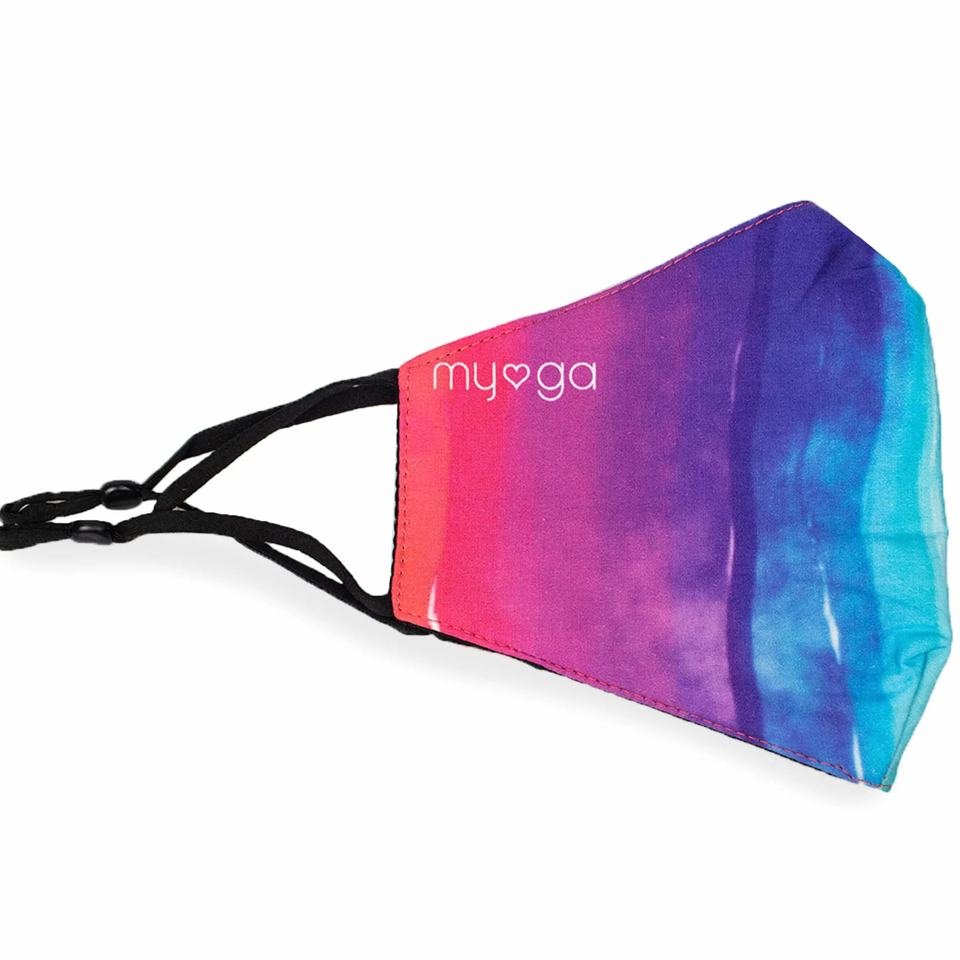 Myga Bamboo Pride tęczowa osłona twarzy - osłona maski na twarz