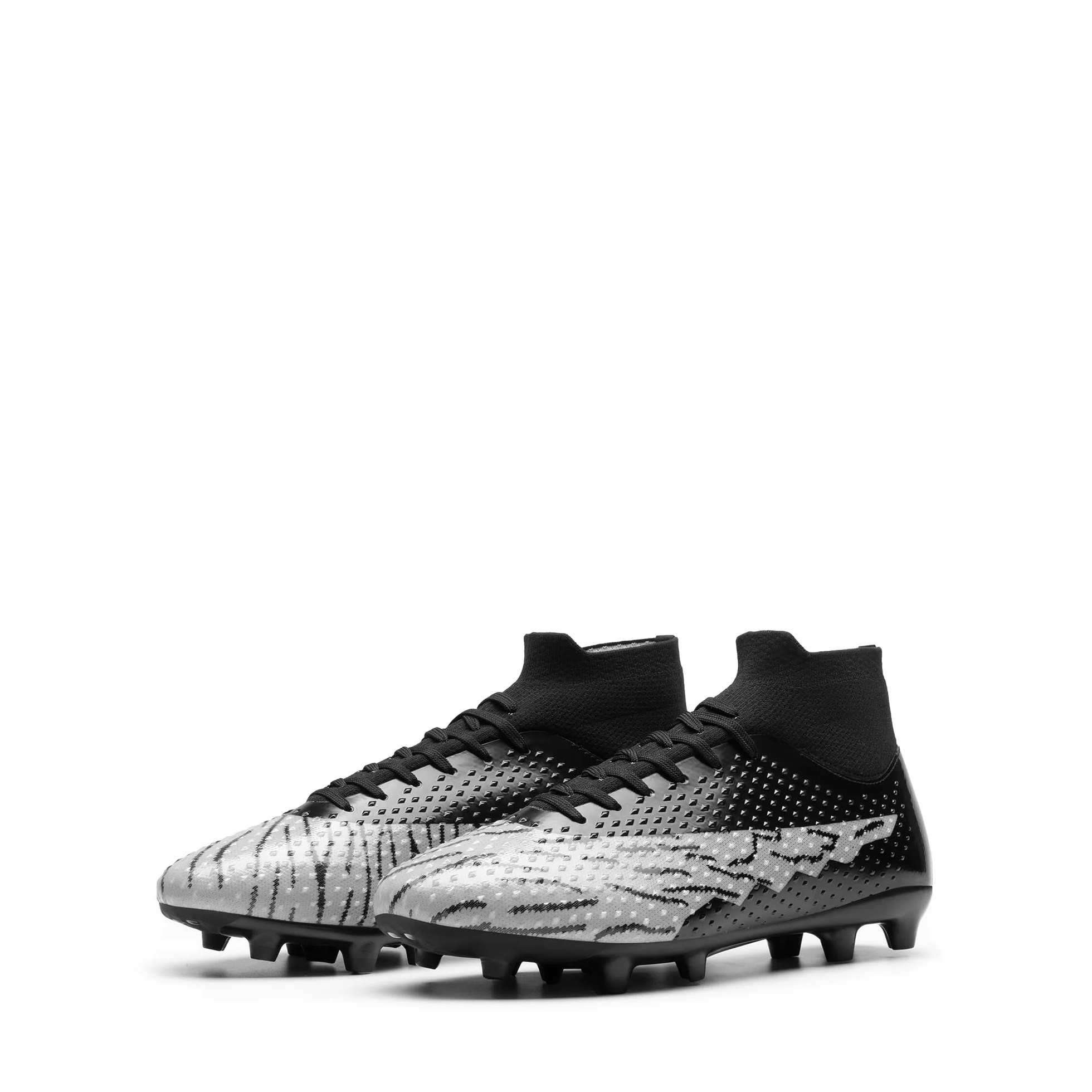 DREAM PAIRS Męskie korki piłkarskie, sportowe buty piłkarskie, wysokie kolce, buty piłkarskie, outdoorowe, do profesjonalnego treningu piłki nożnej, trampki