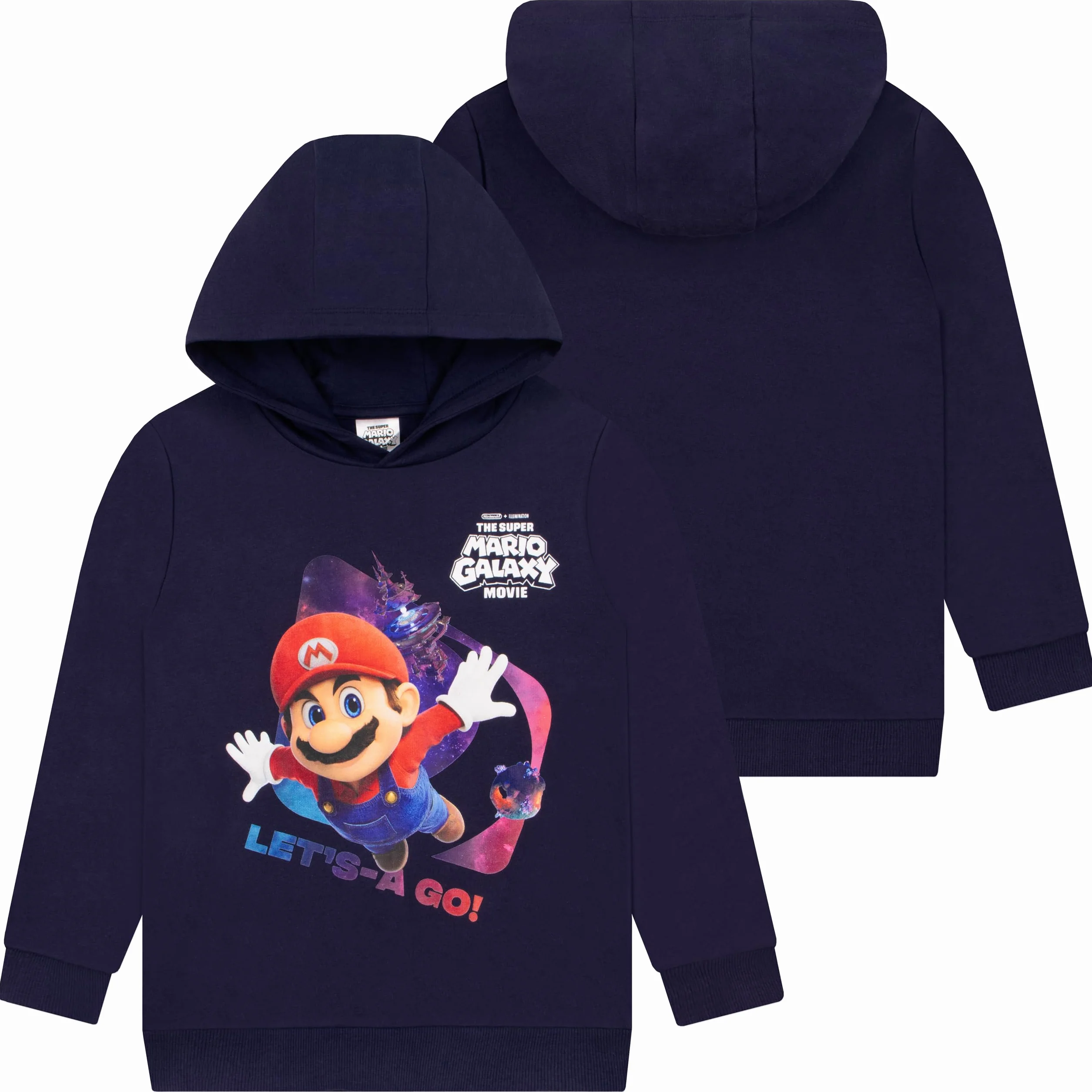 Super Mario Bluza Z Kapturem Dla Chłopców, Bawełniana Bluza Z Kapturem Mario Galaxy Movie Dla Chłopców