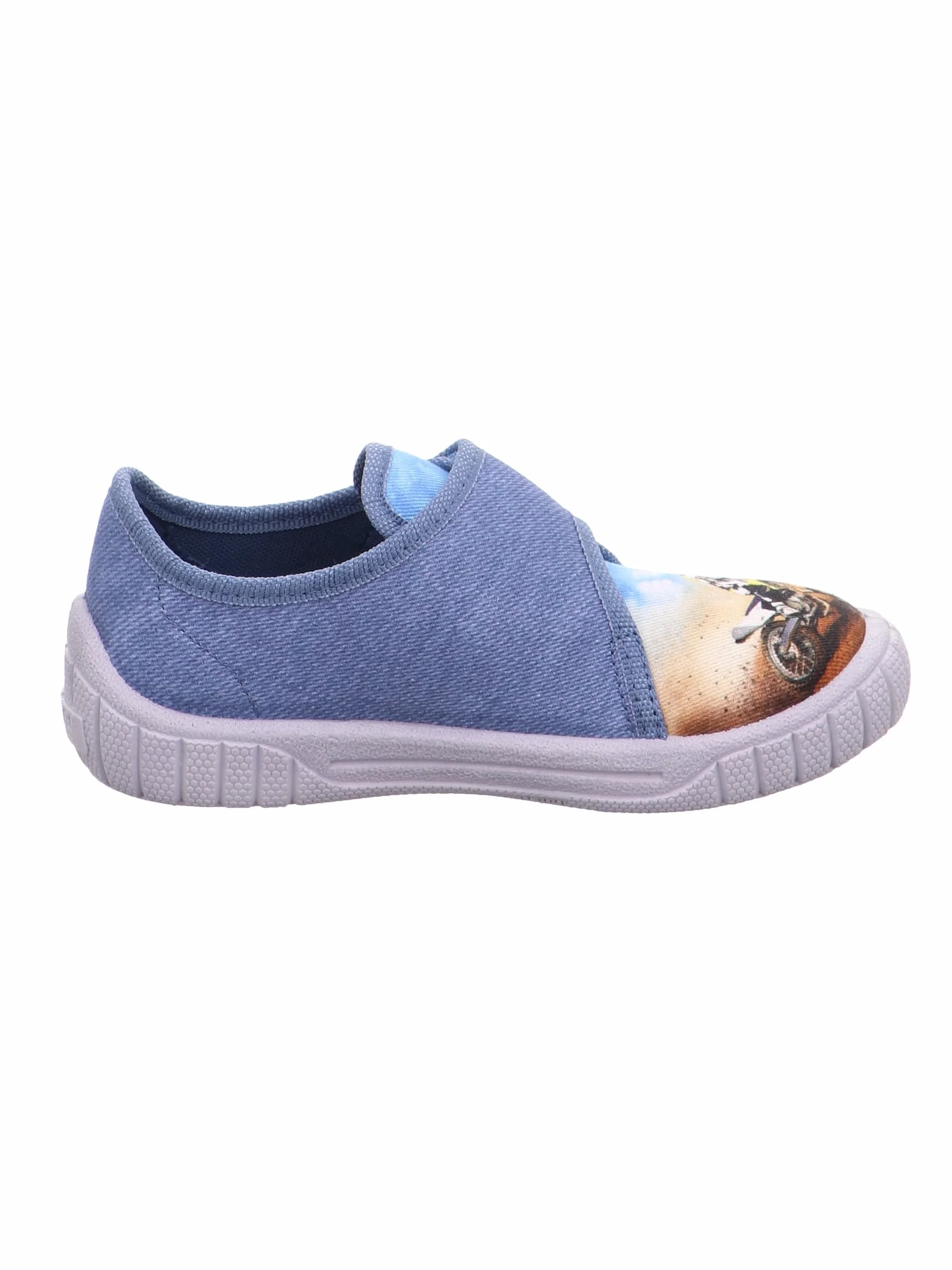 Superfit Bill 800271 Pantofel Chłopcy, niebieski 8010, 25 EU