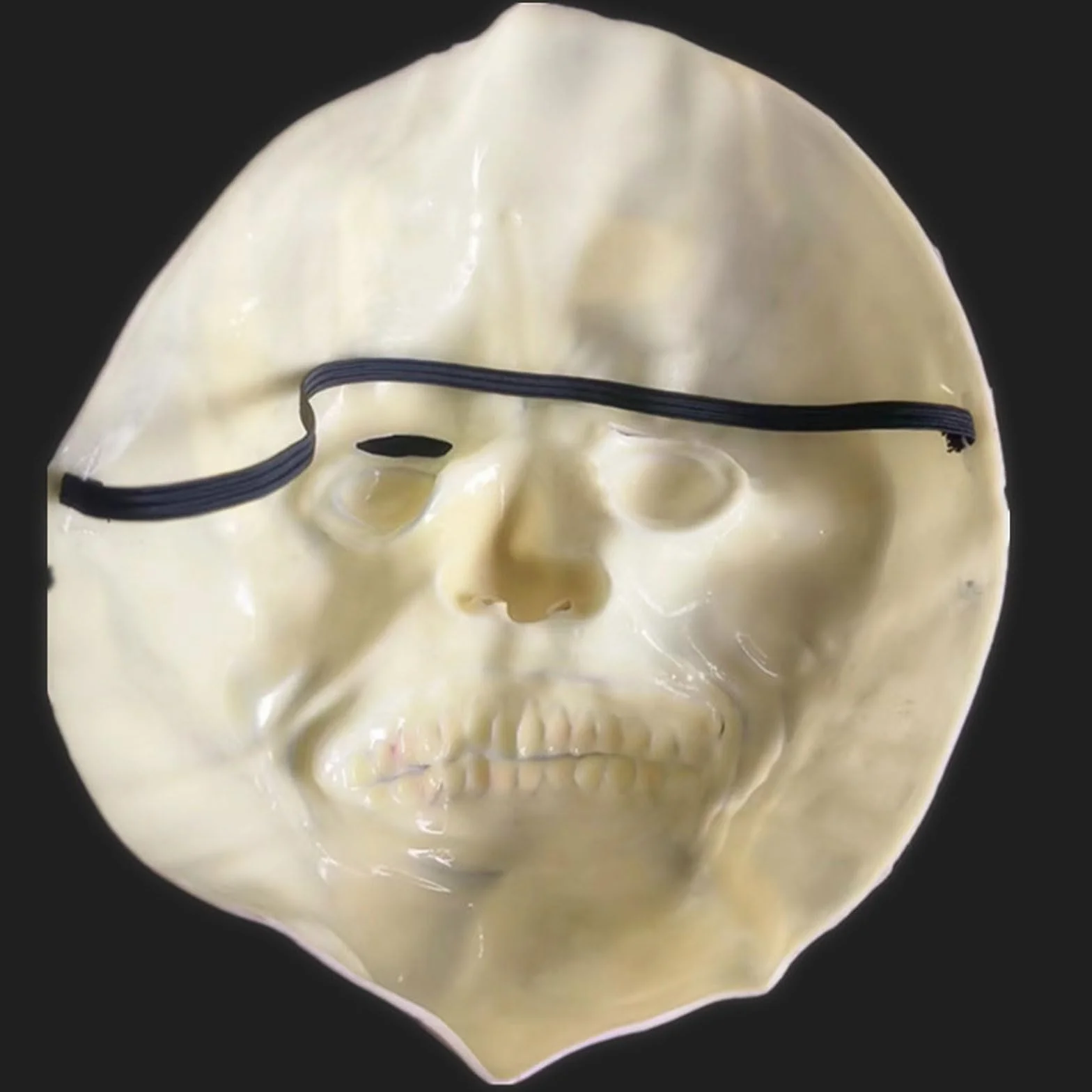 GWAWG Maska z uśmiechem egzorcysty na Halloween, przerażający horror, straszna maskarada, maska na Halloween, uśmiechnięty demon, straszny klaun, cosplay, rekwizyty do cosplay i akcesoria do kostiumu