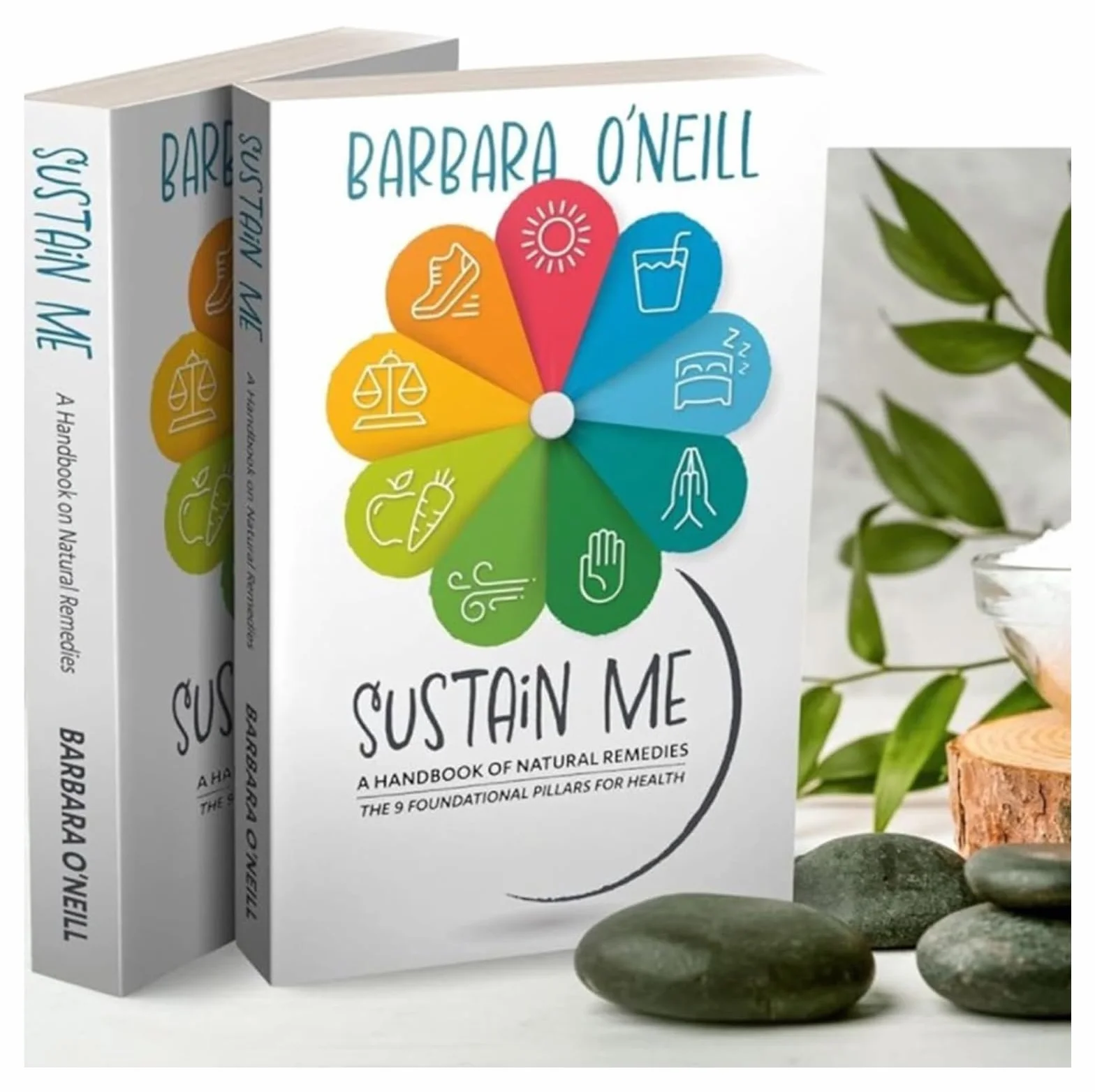 Sustain Me - książka o lekach ziołowych i ziołowych lekach ziołowych, prezent dla miłośników książek dla rodziny, przyjaciół i kolegów (2 szt.)