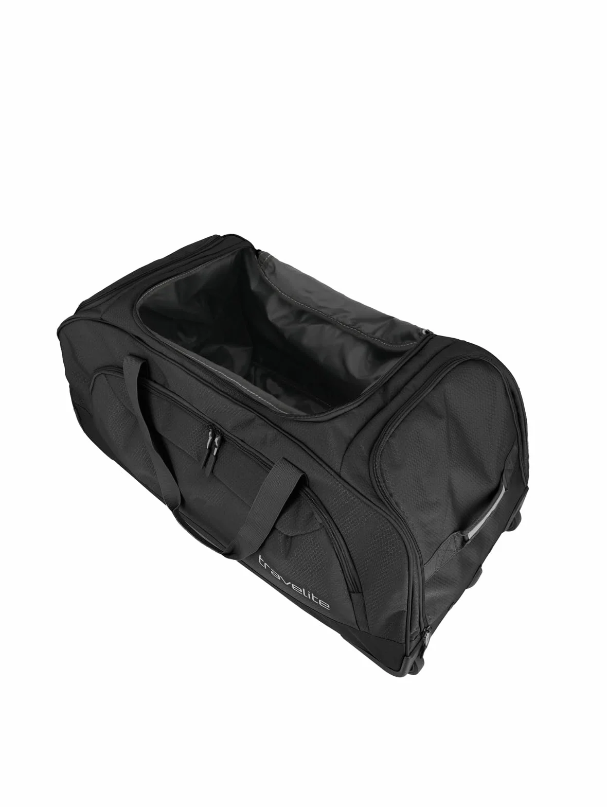 Travelite Duża torba podróżna na kółkach, XL, kick off, praktyczna torba podróżna na kółkach, na urlop i do uprawiania sportu, czarny, Trolley Reisetasche XL (77 cm), torba podróżna na kółkach