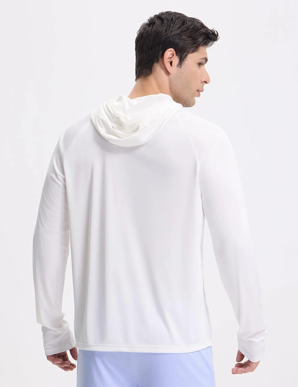BALEAF Rashguard męska koszulka z długim rękawem, szybkoschnąca, UPF 50+, bluza z kapturem, z długim rękawem