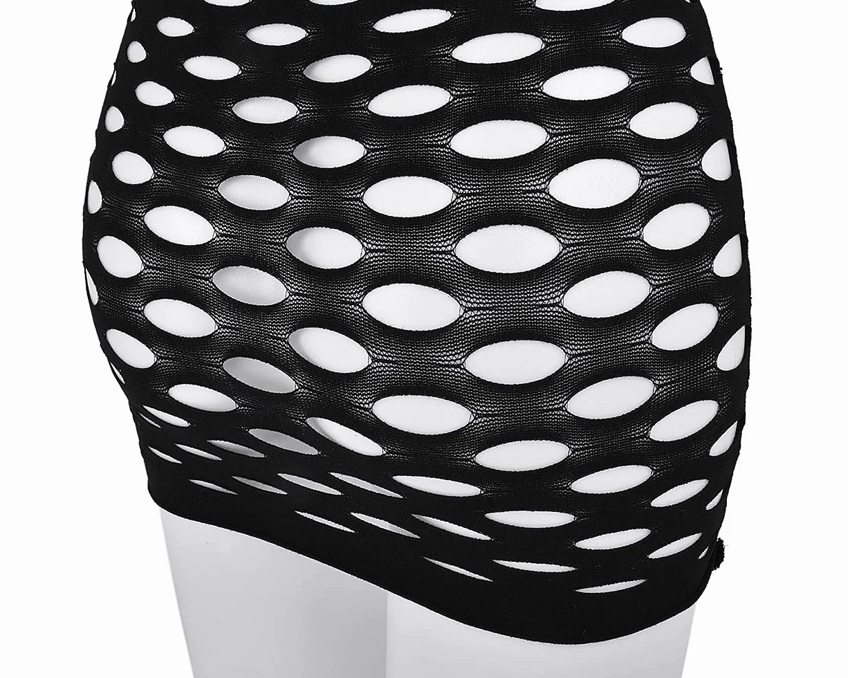 ds. distinctive style Fishnet damska bielizna nocna, bez ramiączek, rozmiar uniwersalny, dla kobiet