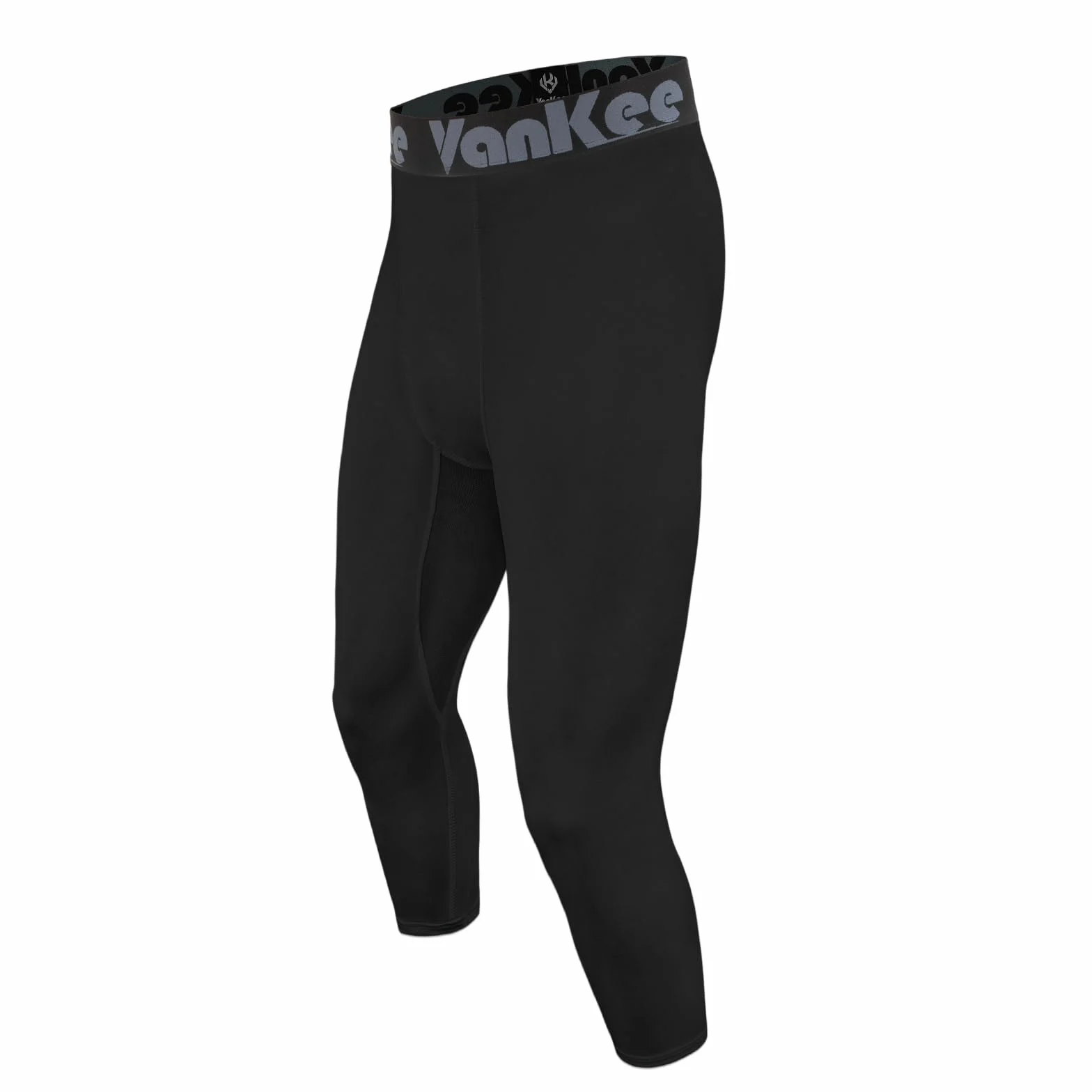 Męskie spodnie kompresyjne 3/4 Sportowe obcisłe legginsy do biegania Szybkoschnące spodnie sportowe do jazdy na rowerze Koszykówka Joga Siłownia