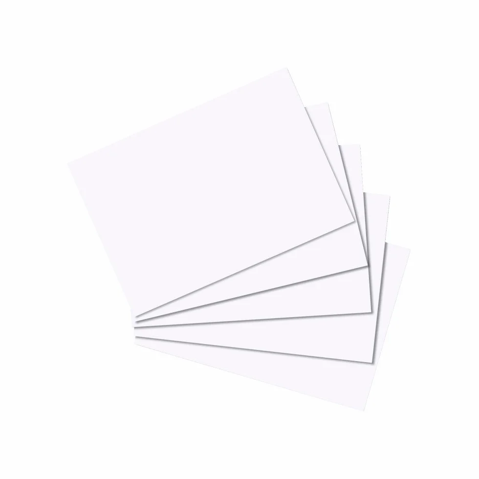 Herlitz 10621449 Fiszki A7, Biały