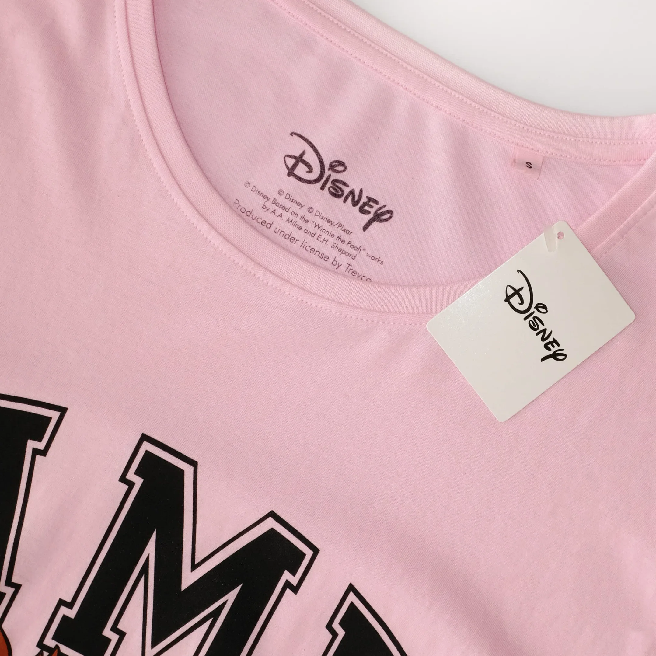 Cotton Soul Disney Bambi Collegiate damska koszulka do spania, jasnoróżowa, Jasnoróżowy, S