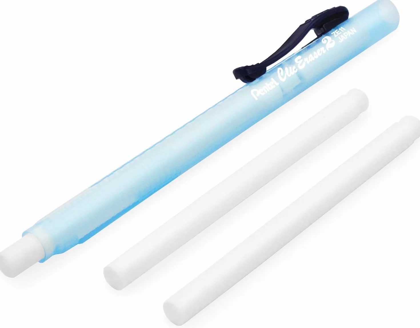 Pentel ZER-2 Wkłady do Gumki, Biały, 24 sztuki