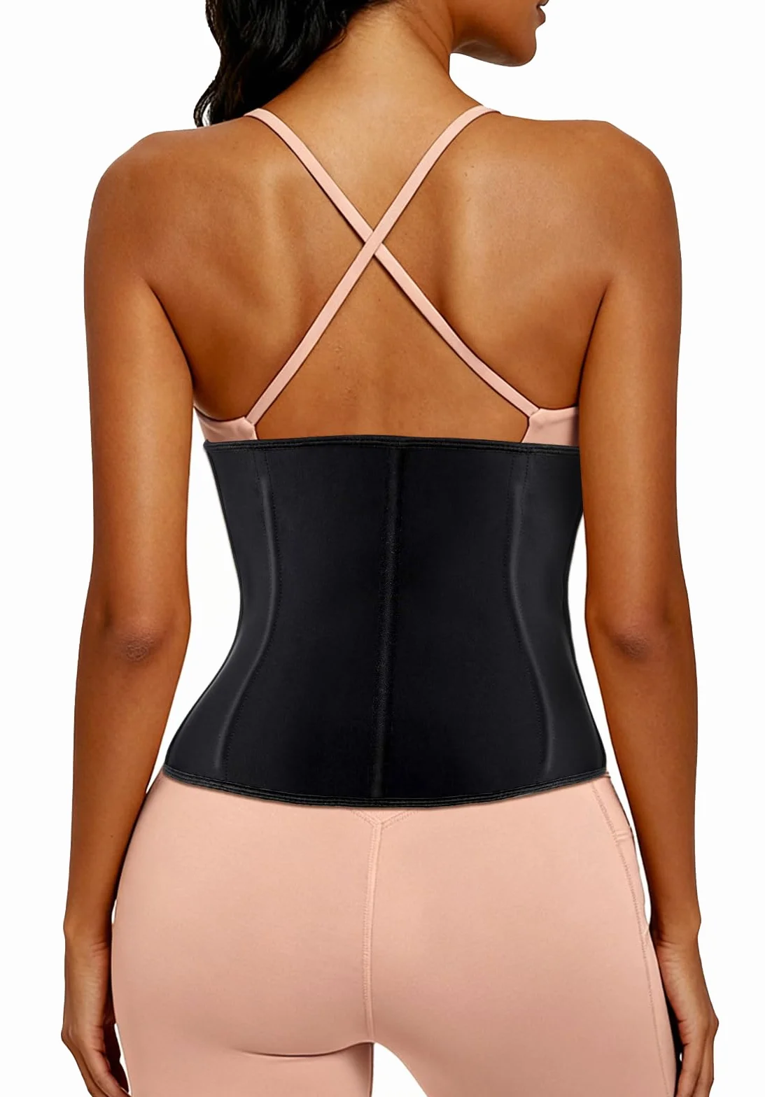ECOWALSON Waist Trainer for Women Corset Cincher Body Shaper Girdle Trimmer with Steel Bones Extender