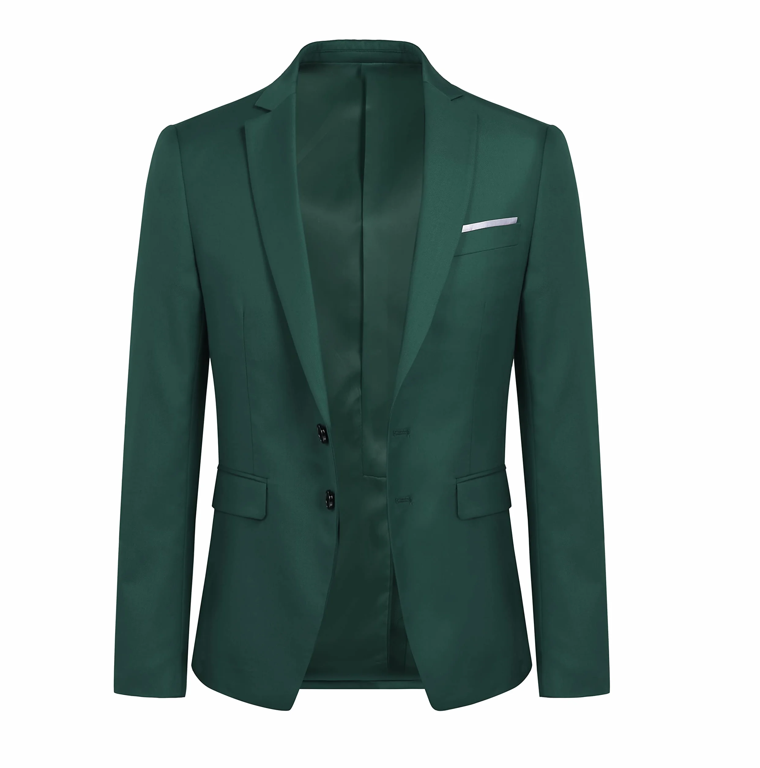 YOUTHUP Męska marynarka slim fit 2 guziki formalny garnitur na co dzień kurtka ślubna smokingowe kurtki