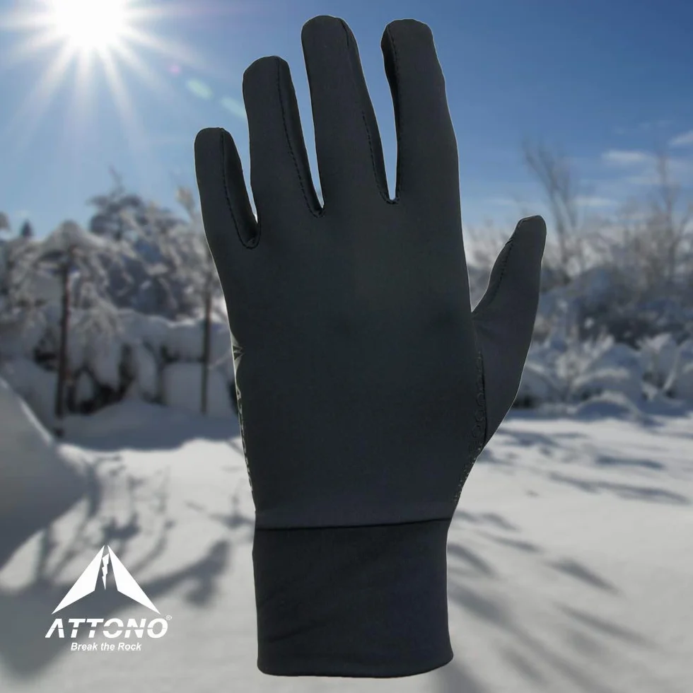ATTONO Winter Jogging Running Walking narty biegowe Auto Touchscreen rękawiczki (XL/XXL)