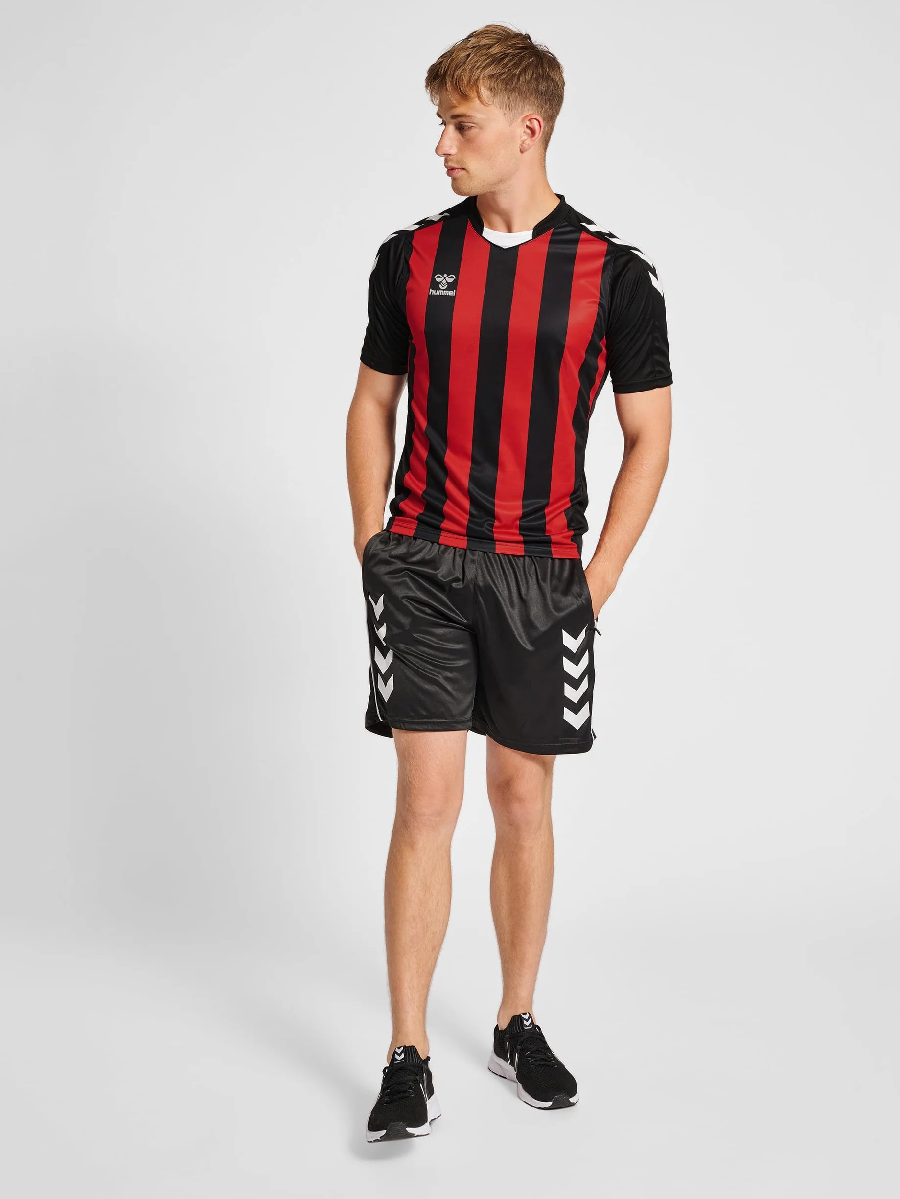 hummel T-shirt Mężczyźni Hmlcore Xk Striped Jersey S/S