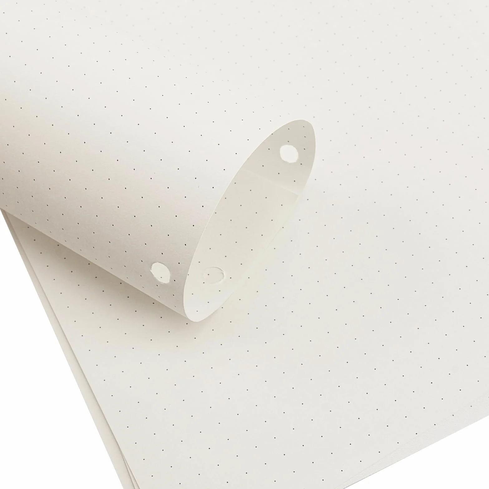 Papier uzupełniający A5 w kropki, 10 sztuk, 450 arkuszy, segregator 6 otworów, do notatnika