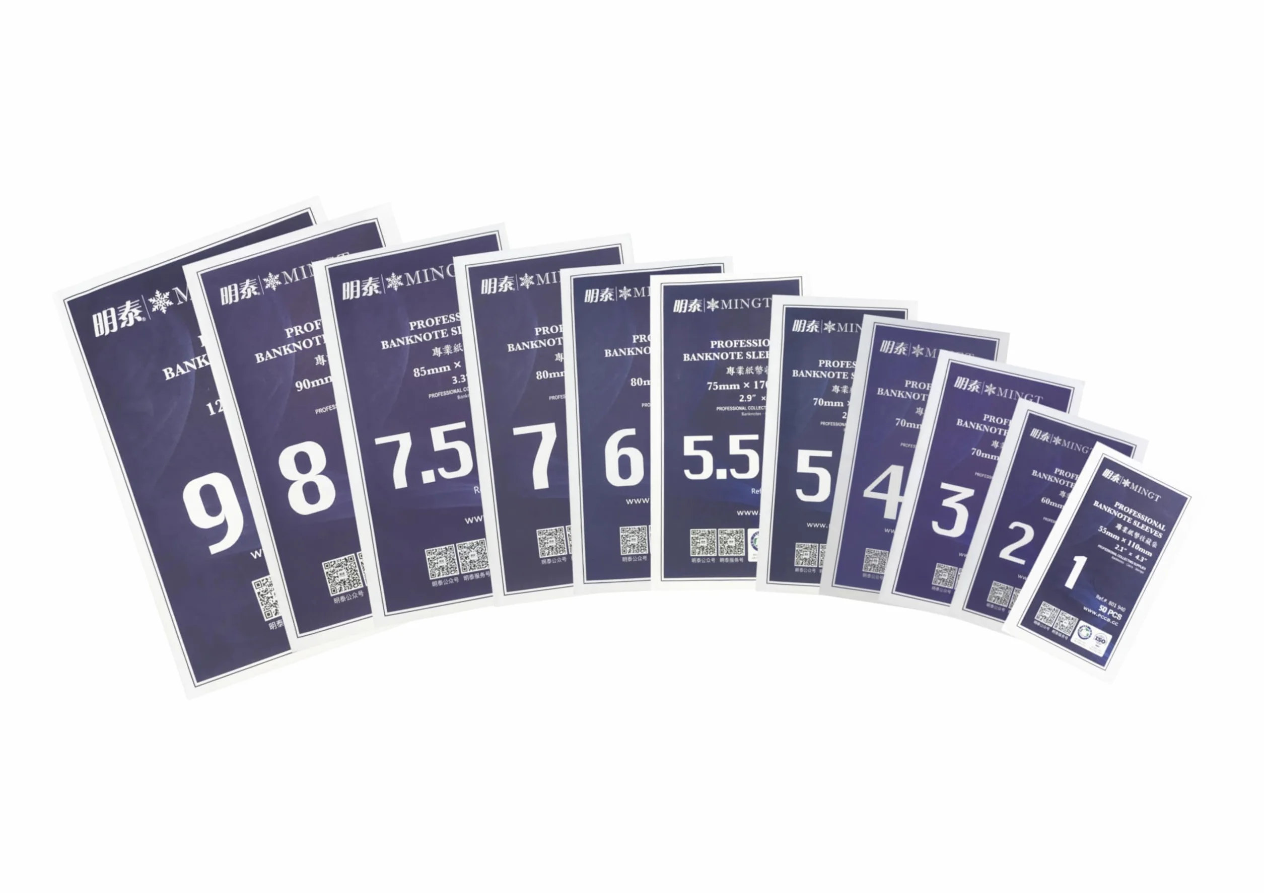 50 sztuk Rozmiar 9 Profesjonalne Ochronne Koszulki Plastikowe na Banknoty, Ochrona Pieniędzy Papierowych, Woreczki OPP do Kolekcjonowania Monet i Akcesoriów