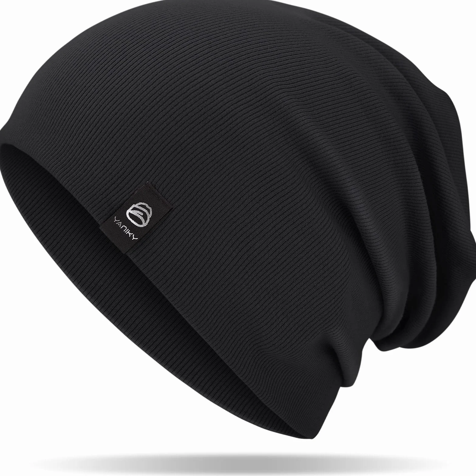YANIKY Czapka damska, lekka czapka beanie, męska, miękka, wygodna, cienka czapka uniseks Slouch Beanie, Longbeanie, na wszystkie pory roku