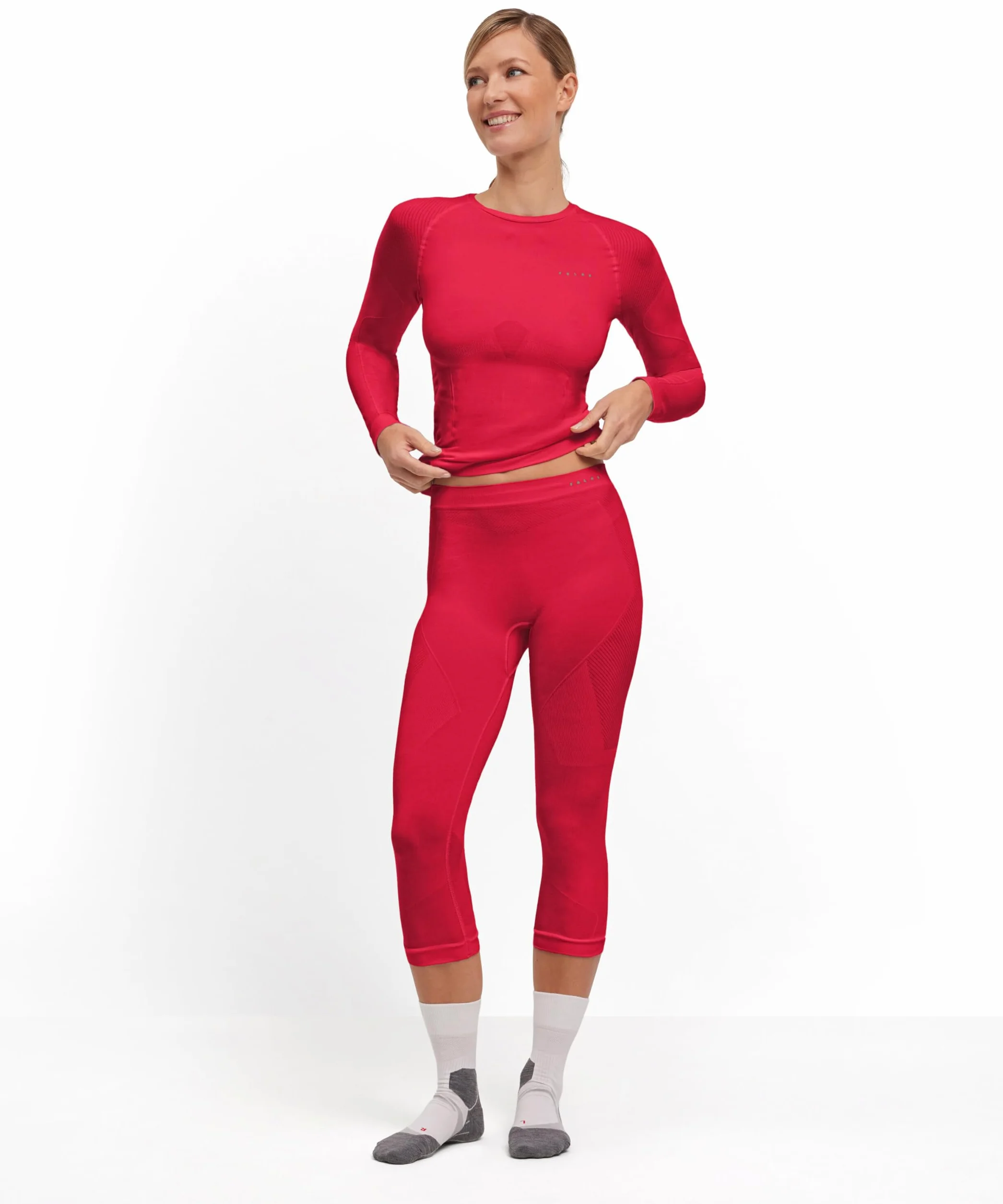 FALKE Warm 3/4 W Ti Materiał Funkcyjny Regulujące Klimat - Warstwa podstawowa (dół) Kobiety
