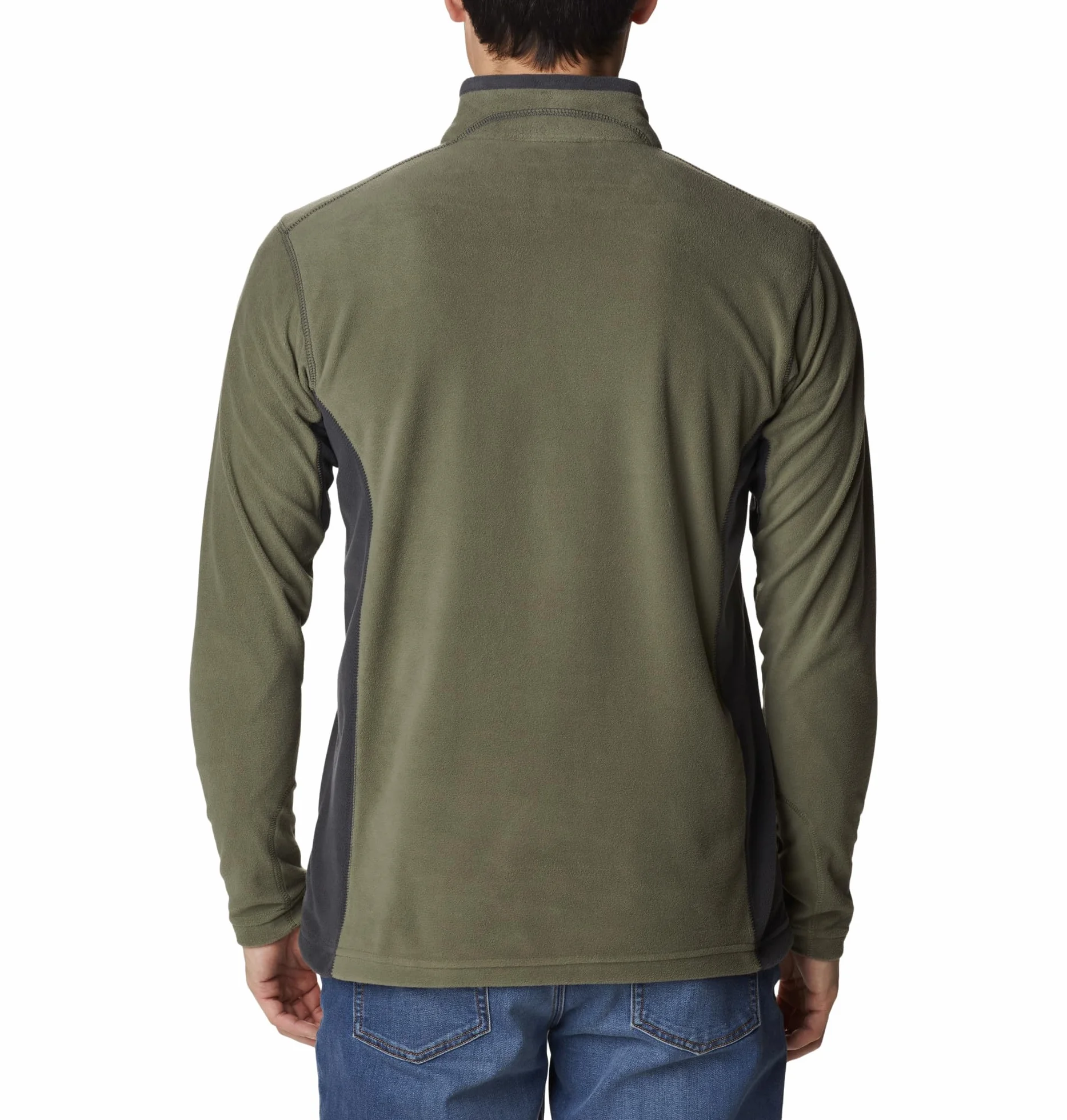 Columbia Klamath Range 2 Half Zip, Bluza Polarowa Mężczyźni, Stone Green/Shark, M