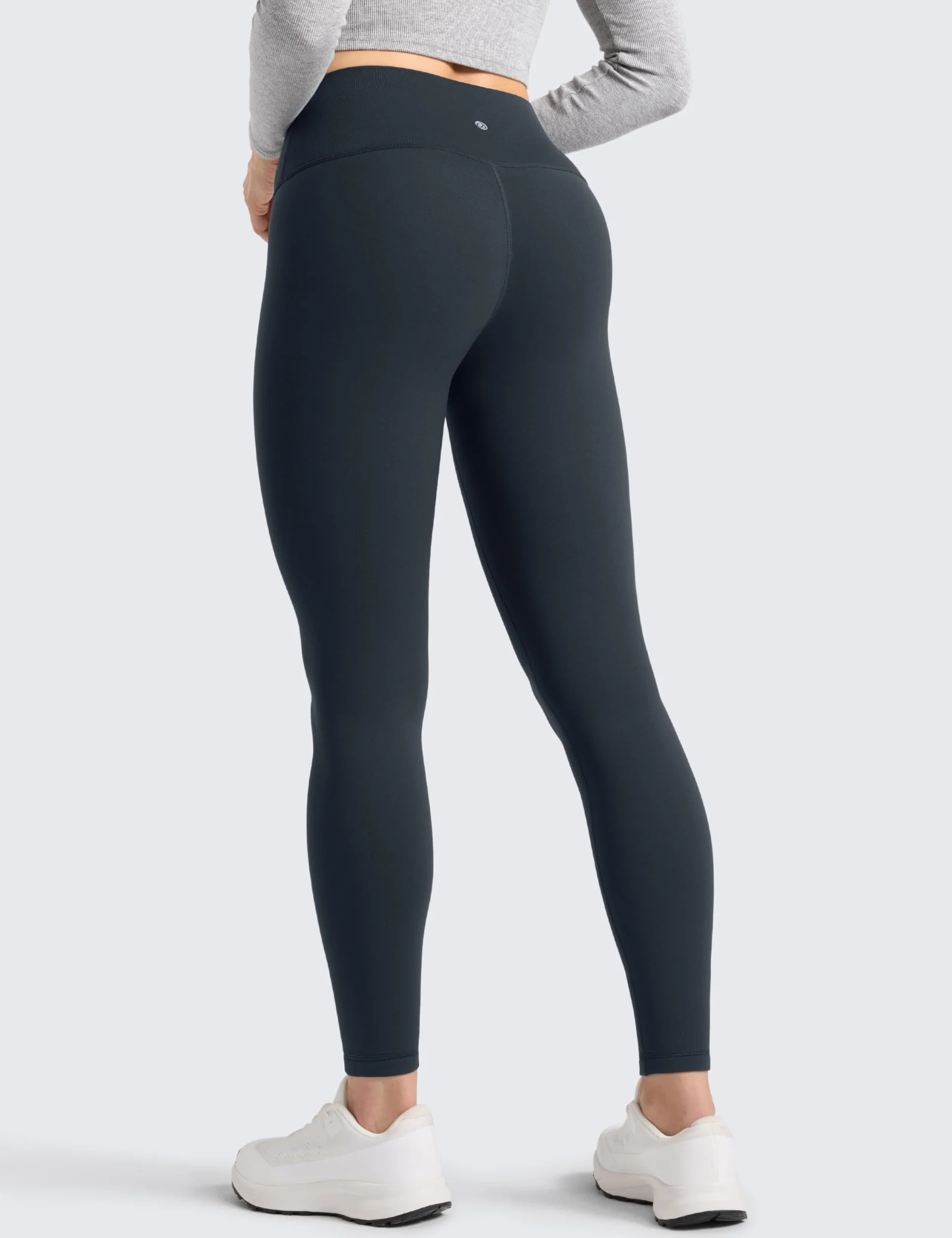 CRZ YOGA Damskie legginsy z podszewką z polaru, 28 cali – ciepłe, zimowe, codzienne, do ćwiczeń jogi, wędrówek, z wysokim stanem, termiczne