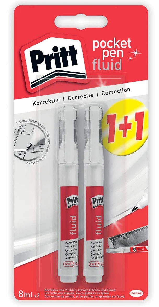 Pritt Pocket Pen w płynie, 2 sztuki, 2 x 8 ml