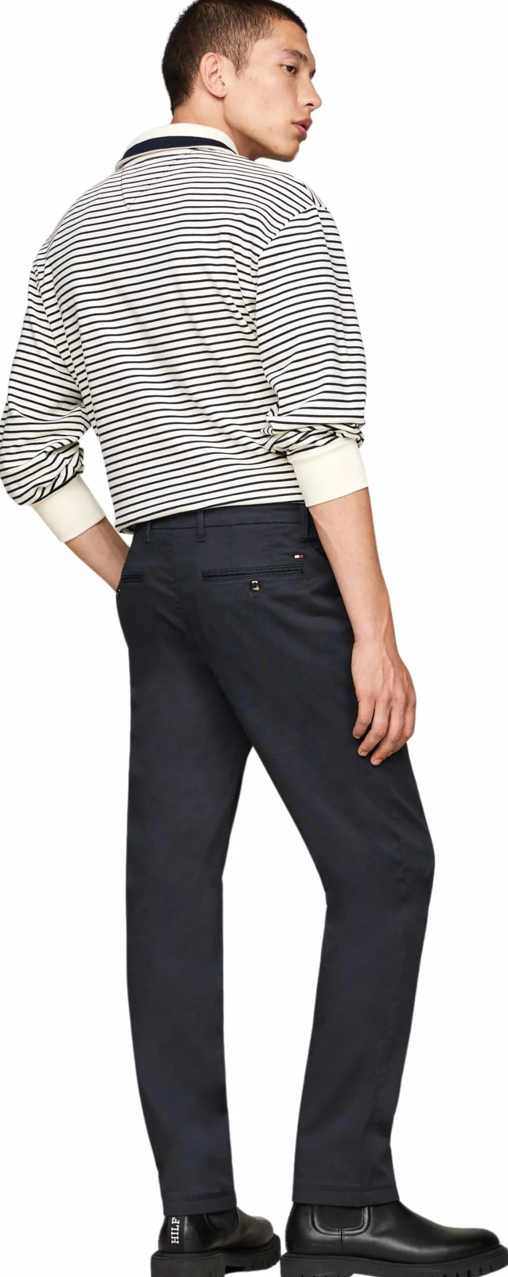Tommy Hilfiger Chino Denton Drukowana Struktura Mw0mw35637 - Chino Mężczyźni