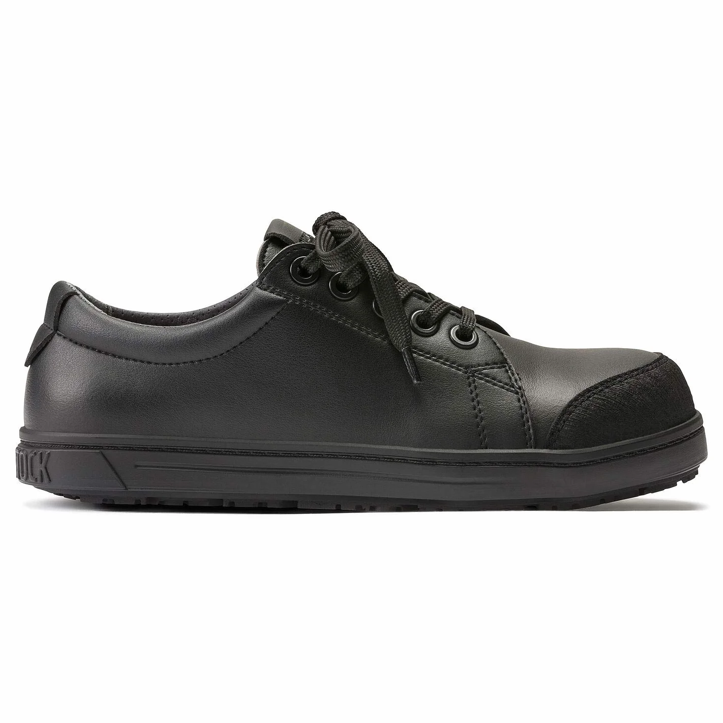 BIRKENSTOCK QS 500 S3 buty ochronne z wodoodpornej mikrofibry z certyfikatem EN ISO 20345:2011, czarny, 44 EU