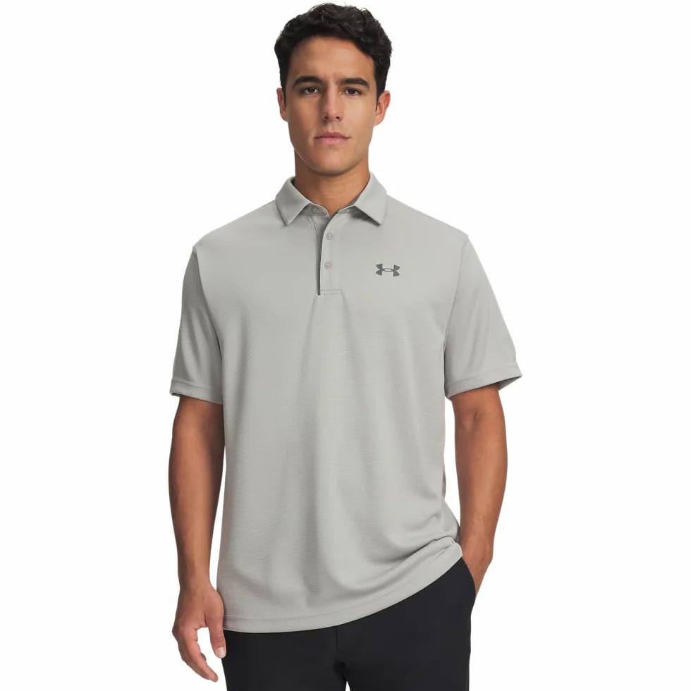 Under Armour Tech Polo - Titanium / / Pitch Gray - LG