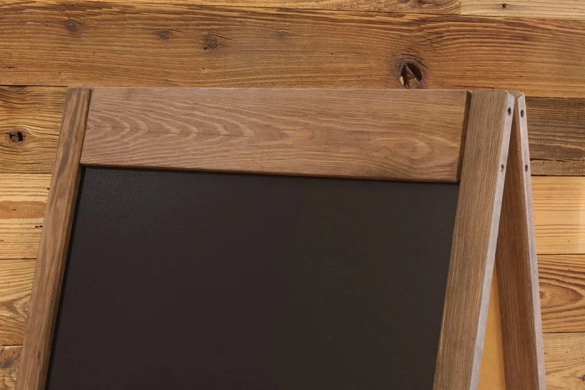 POTYKACZ Dwustronny duży stojak REKLAMOWY 100x60 tablica + GRATIS PISAKI
